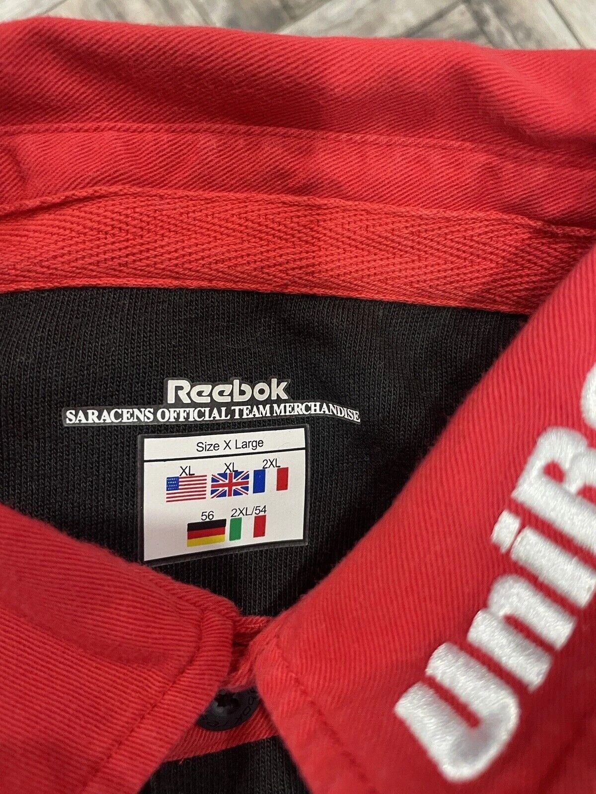 Reebok VINTAGE SARACENS CANTERBURRY SHIRT RUGBY LOT OF 3 JERSEY Size US XL / EU 56 / 4 - 13 Thumbnail