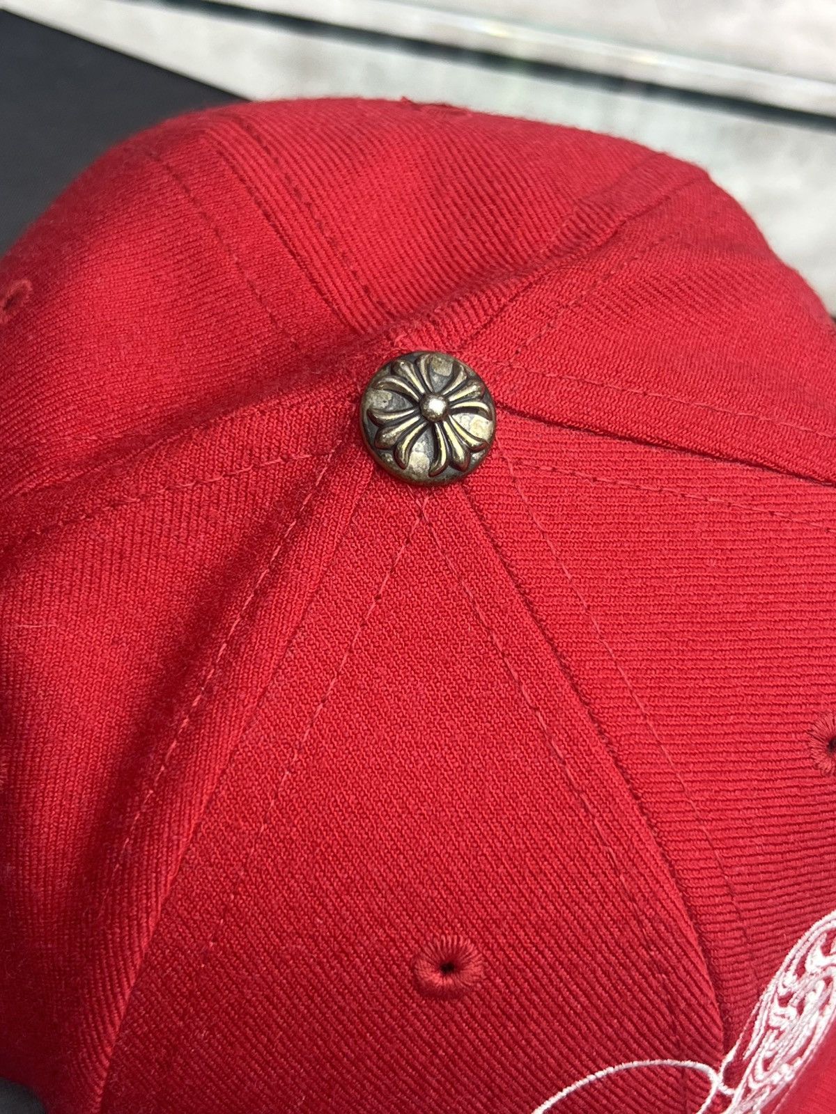 Chrome Hearts Chrome Hearts Red Heart Baseball Cap Size ONE SIZE - 5 Thumbnail