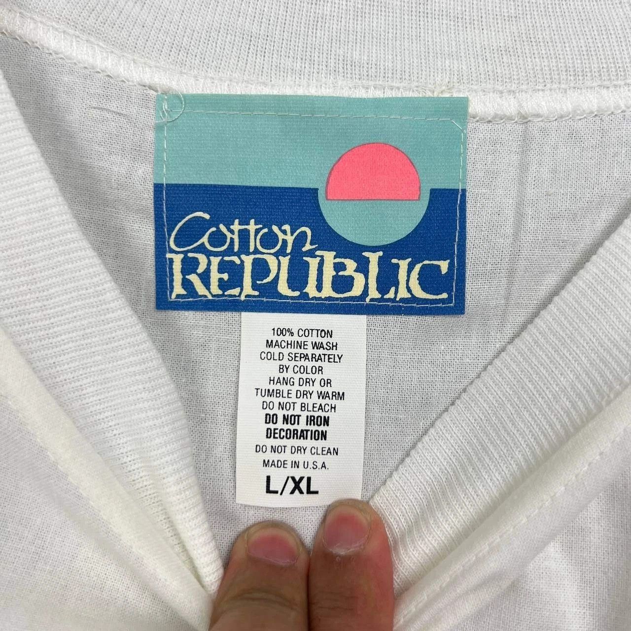 Other Vintage Washington DC Shirt Men L/XL Cotton Republic Size US XL / EU 56 / 4 - 3 Thumbnail