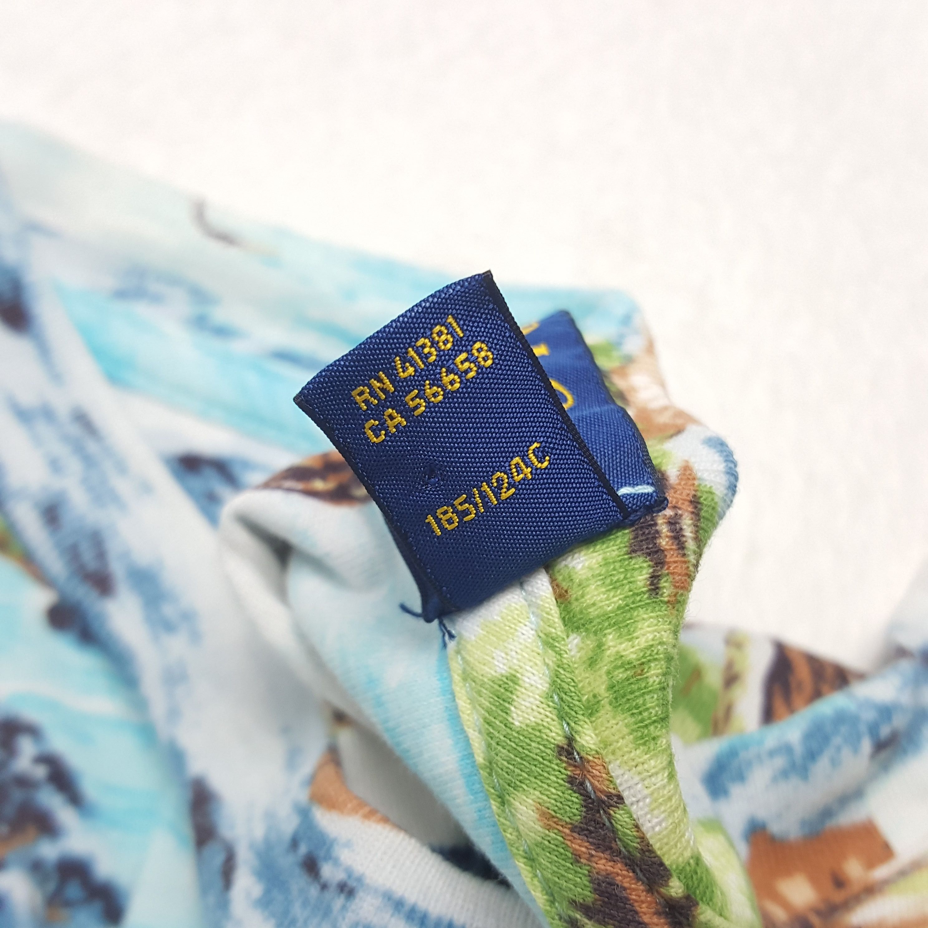 Polo Ralph Lauren × Vintage Vintage Polo by Ralph Lauren Luxury Brand Full Print Tshirt Size US XXL / EU 58 / 5 - 5 Thumbnail