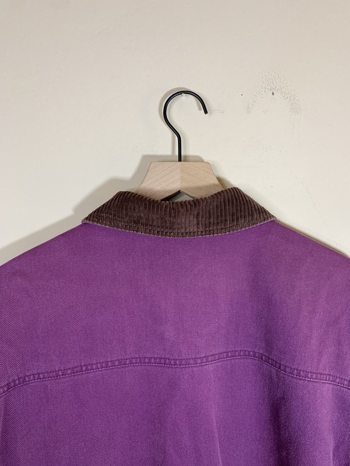 Denim & Co. × Designer × Vintage RARE* Vintage Denim & Co Lined Cord Collar Chore Coat Jacket Size US M / EU 48-50 / 2 - 7 Thumbnail