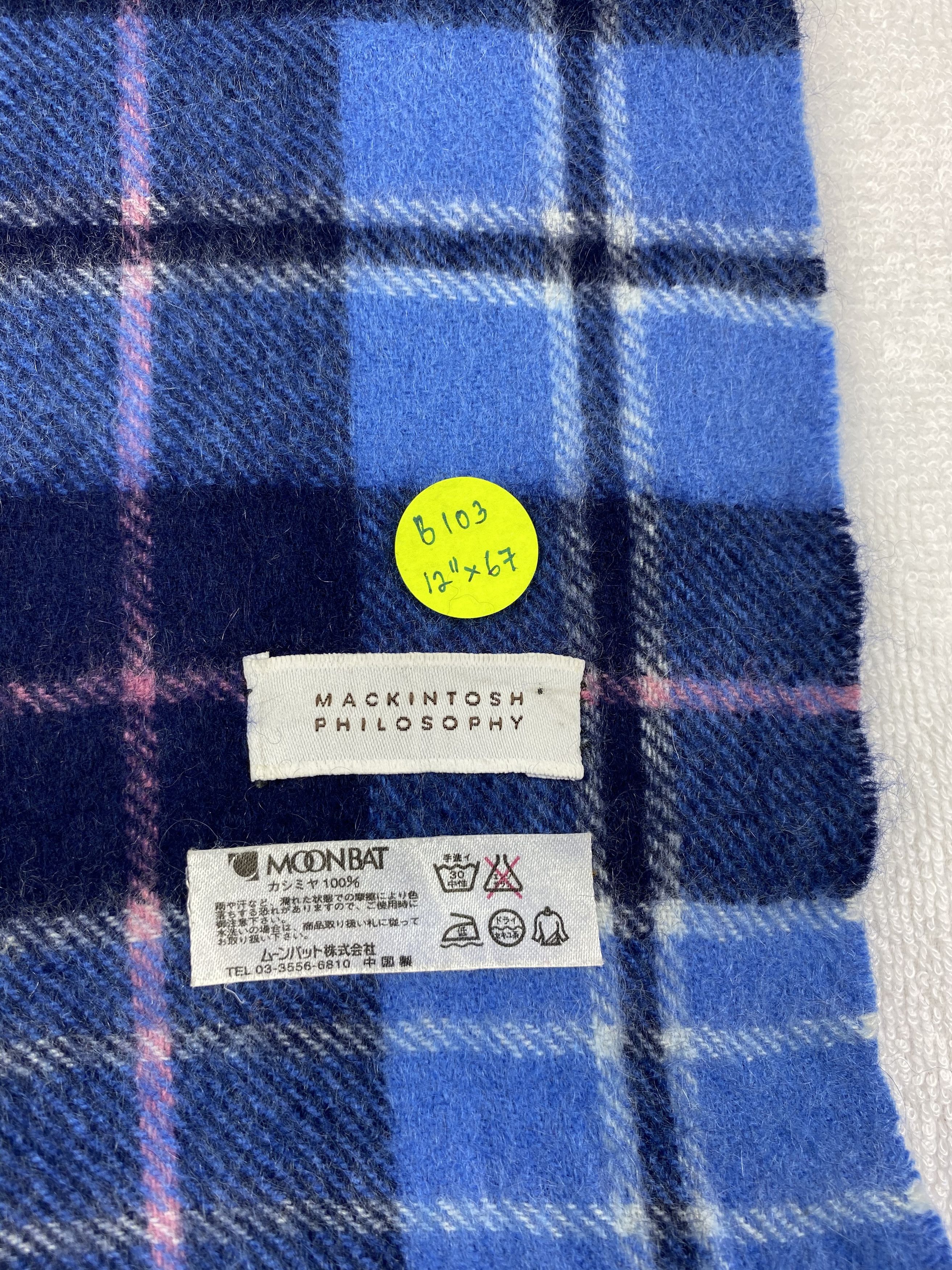 Mackintosh Mackintosh Philosophy Cashmere Scarf / Muffler / Neckwear Size ONE SIZE - 4 Thumbnail