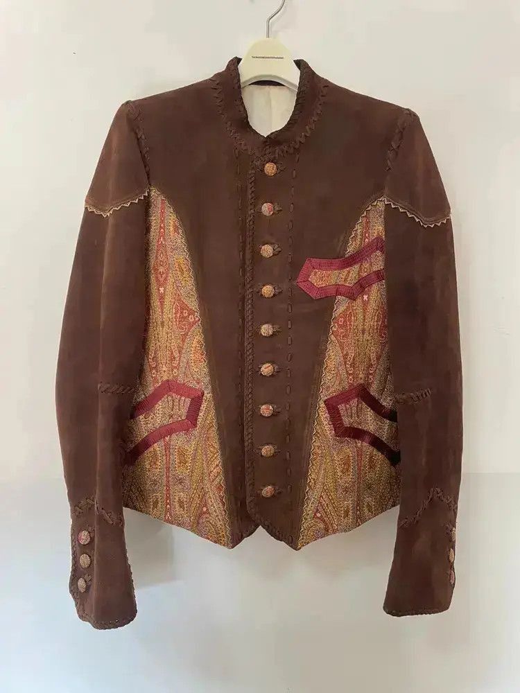 Number (N)ine Number (N)ine Sz 3 Number Nine 09AW Suede Jacket-2506 Size US L / EU 52-54 / 3 - 1 Thumbnail