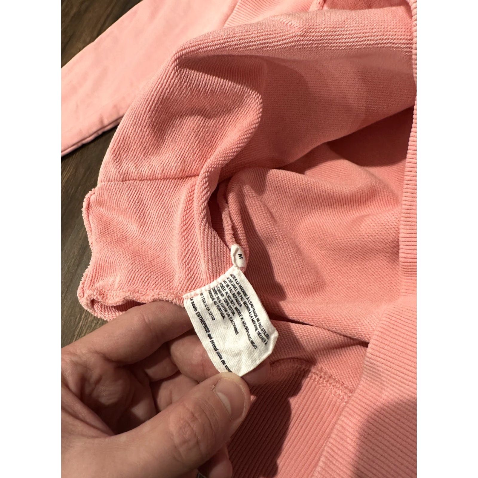 Helmut Lang HELMUT LANG Pink Hoodie Men M Size US M / EU 48-50 / 2 - 3 Thumbnail