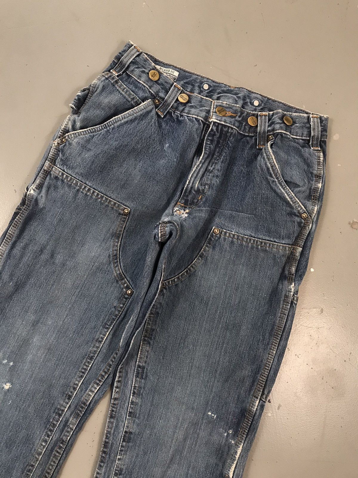 Carhartt × Vintage Vintage Carhartt distressed double knee denim Size US 28 / EU 44 - 3 Thumbnail