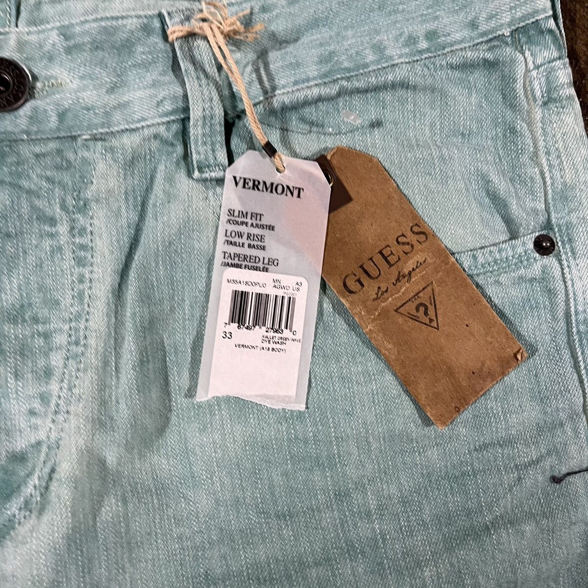 Guess × Vintage Crazy Vintage Guess Jeans New w/ Tags 90s Y2K Unique Size US 34 / EU 50 - 9 Thumbnail