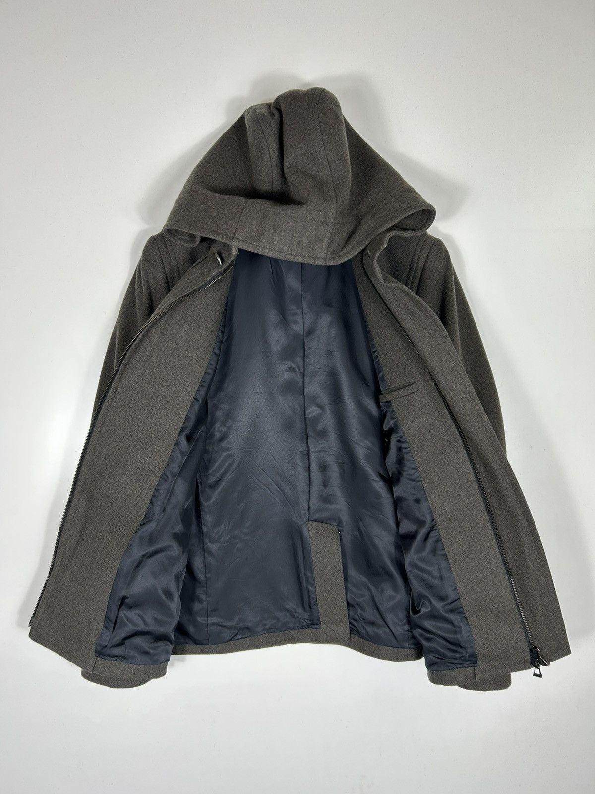 Man Of Moods MofM Man of Moods Hooded Wool Duffle Coat Toggle Jacket Size US S / EU 44-46 / 1 - 9 Thumbnail