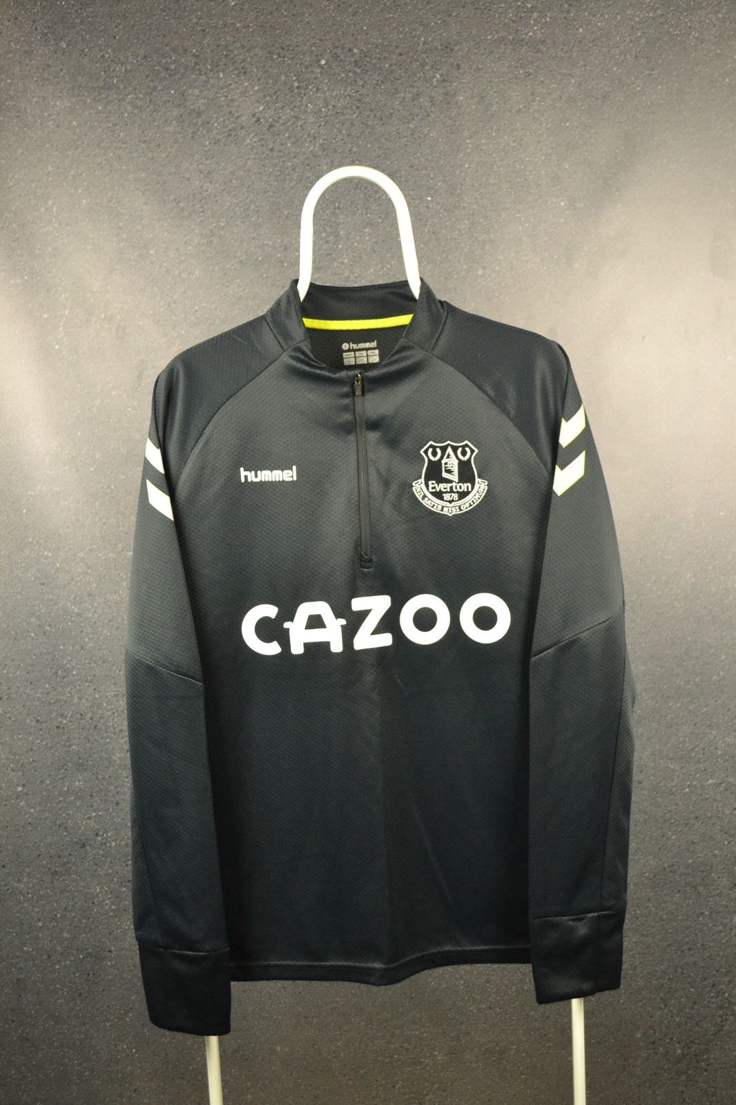 Hummel Everton 1/3 Zip Football Sweatshirt Hummel Black Soccer Size US M / EU 48-50 / 2 - 1 Thumbnail