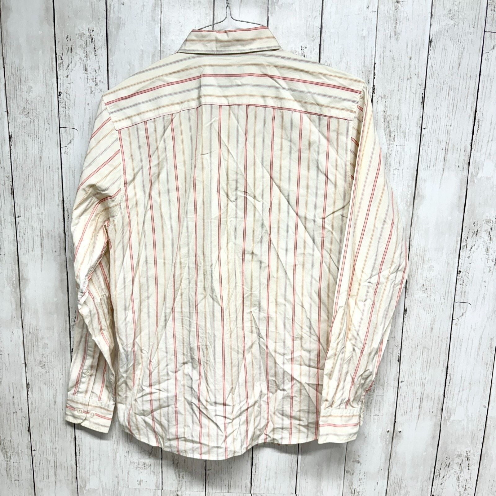 Faconnable Facconable Shirt Men Medium Stripe Long Sleeve Button Down Size US M / EU 48-50 / 2 - 4 Thumbnail