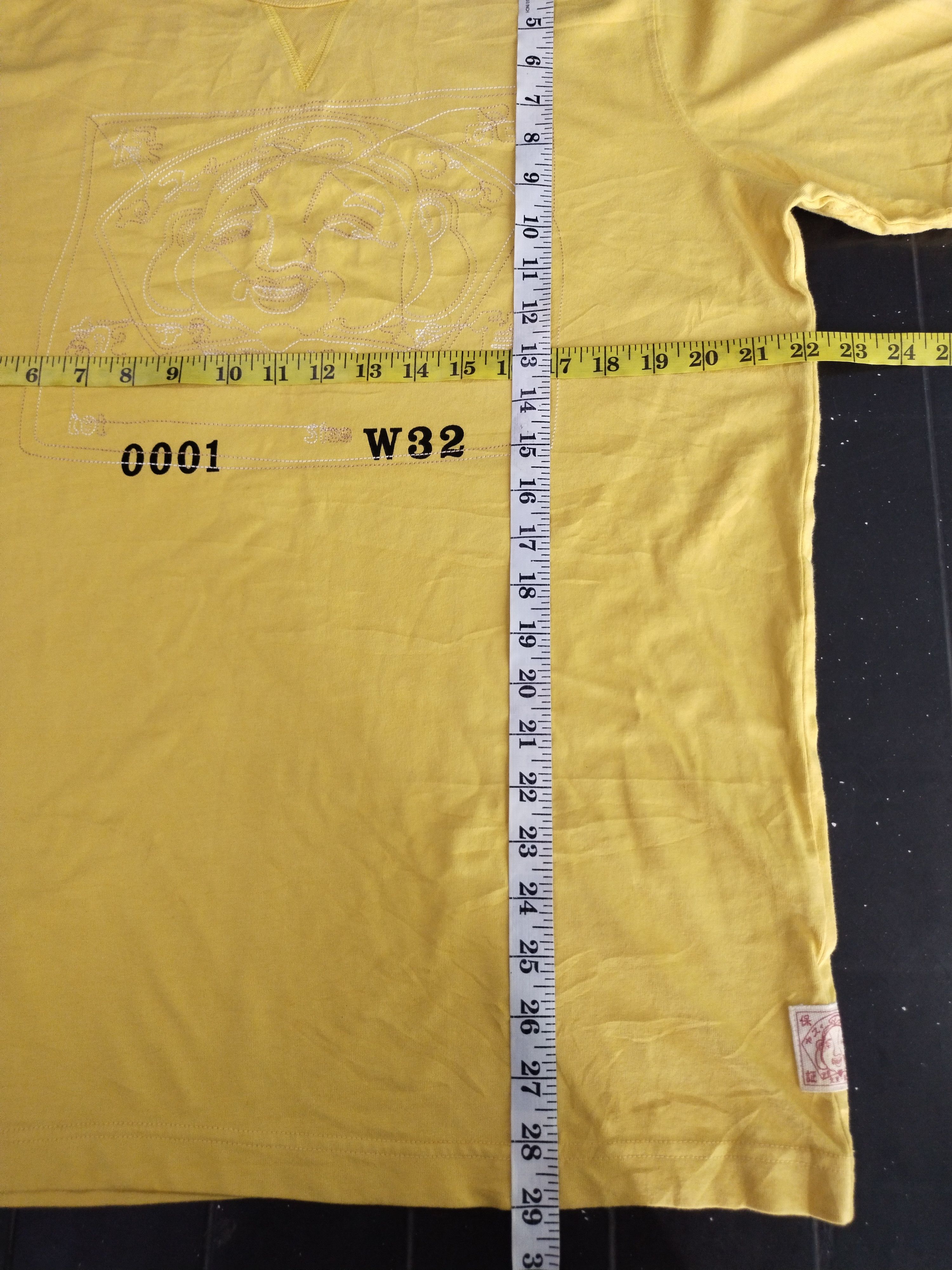 Evisu Vintage Evisu Embroidery Yellow Shirt Tee Size US M / EU 48-50 / 2 - 14 Thumbnail
