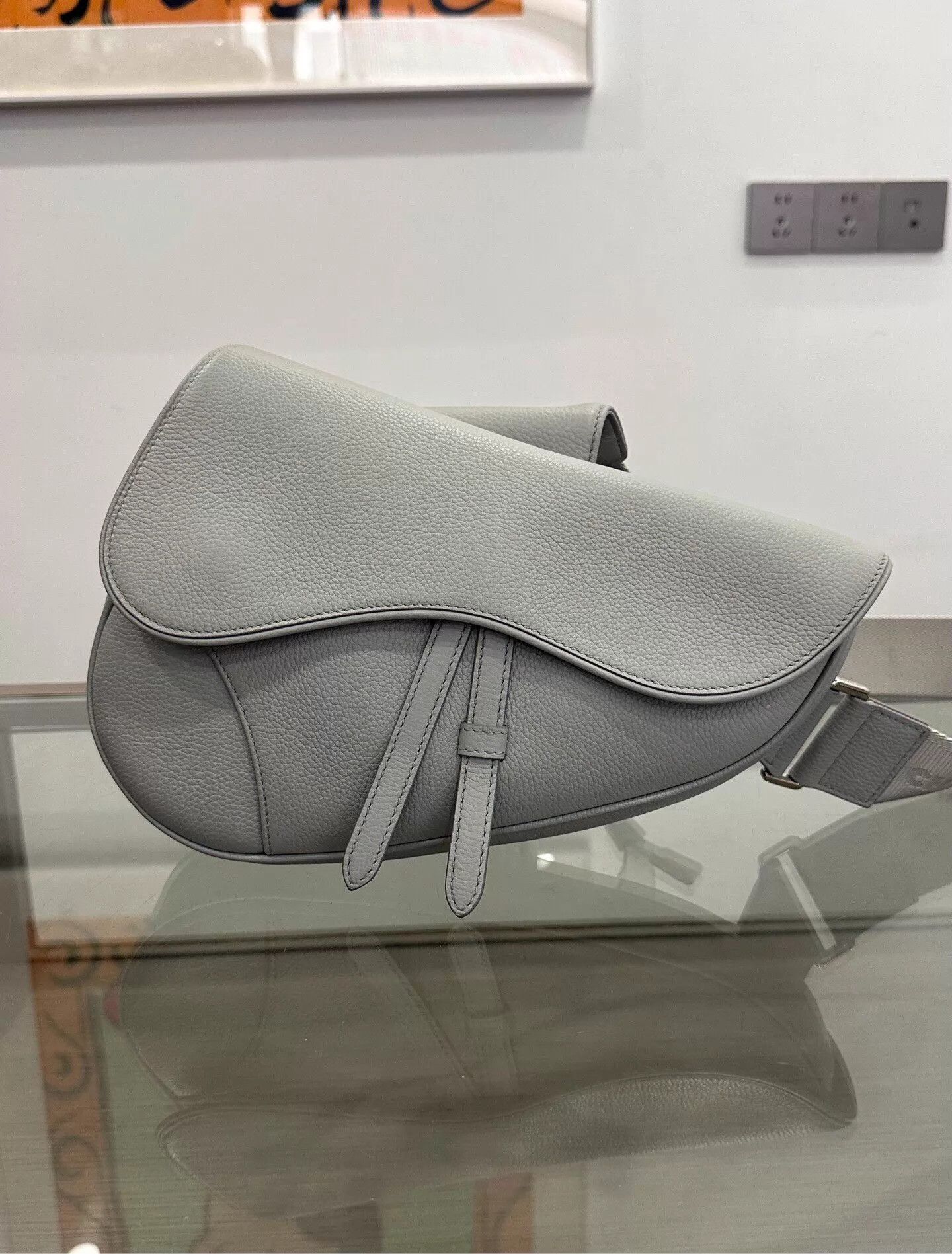 Dior Dior Saddle Bag Gray 28cm 2021 New Size ONE SIZE - 1 Thumbnail