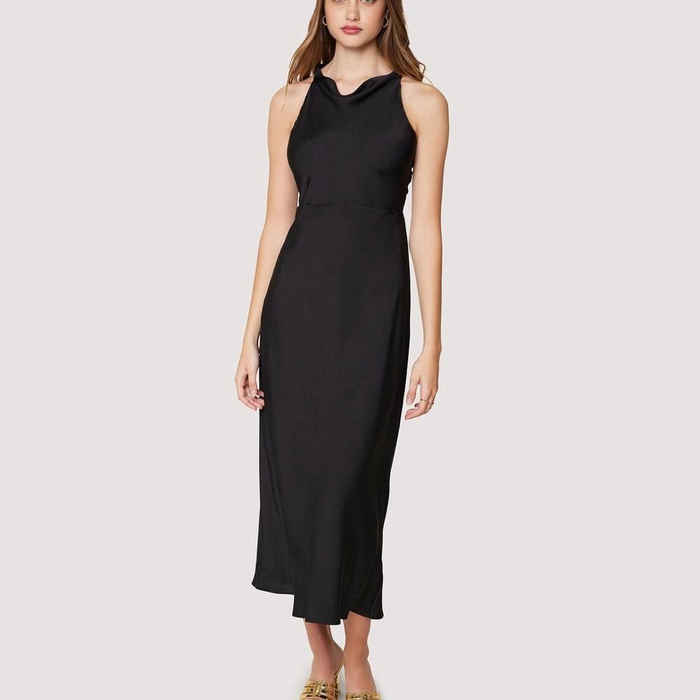 Designer Lost + Wander l NWT Eyes On Me Satin Maxi Dress Medium Size M / US 6-8 / IT 42-44 - 1 Thumbnail