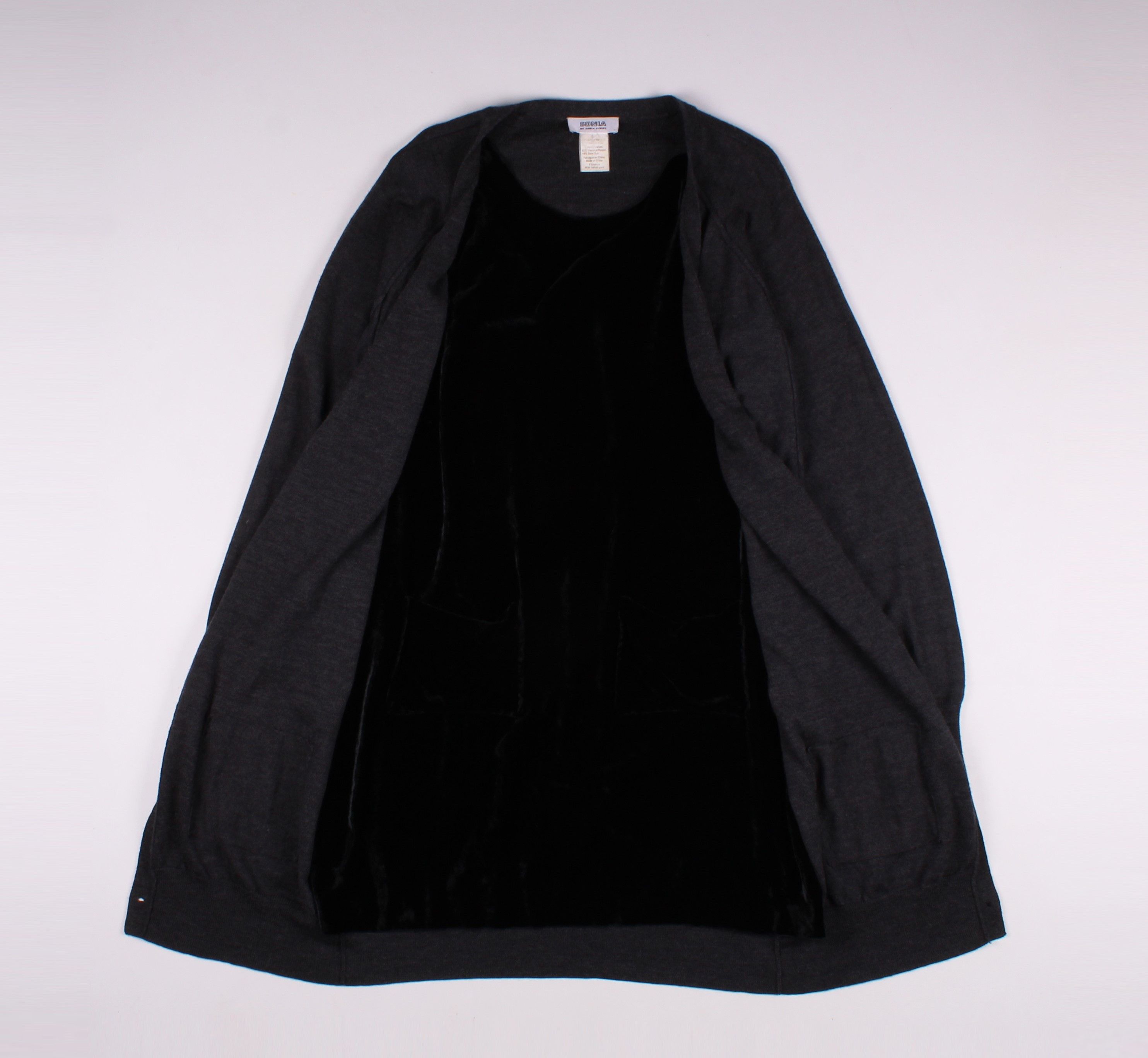 Sonia Rykiel Sonia Rykiel Vintage Open Cardigan Dress Size L / US 10 / IT 46 - 10 Thumbnail