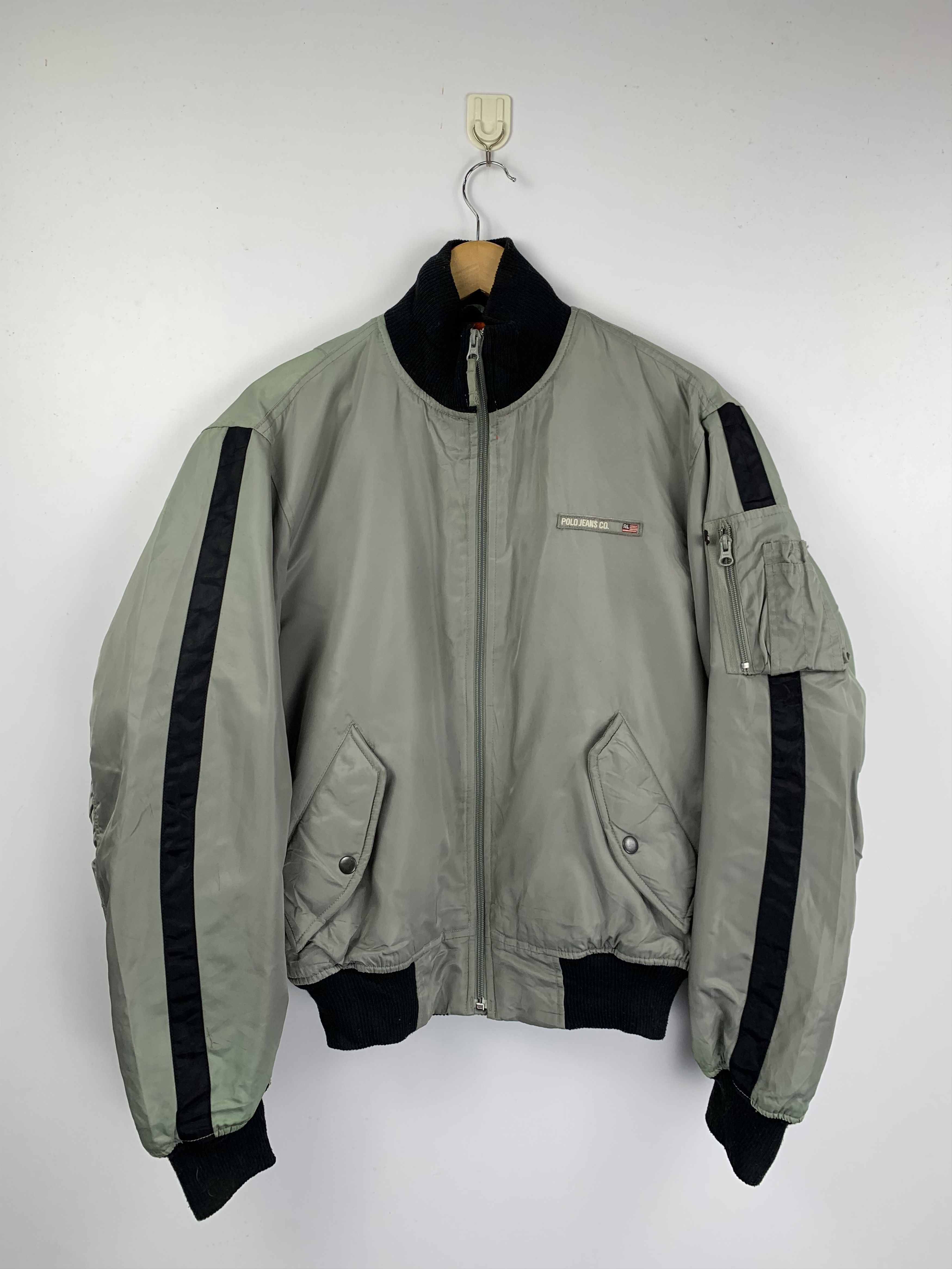 Polo Ralph Lauren Vintage Polo Ralph Lauren ZIp Up Bombers Jacket Size US M / EU 48-50 / 2 - 1 Thumbnail