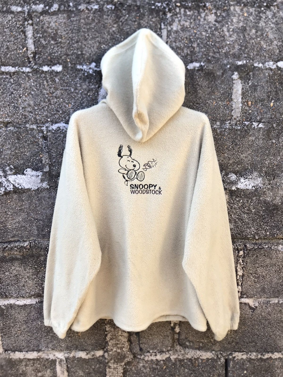 Japanese Brand ⚡️Vintage Peanuts Snoopy Hooded Fleece Zipper Sweater Size US M / EU 48-50 / 2 - 12 Thumbnail