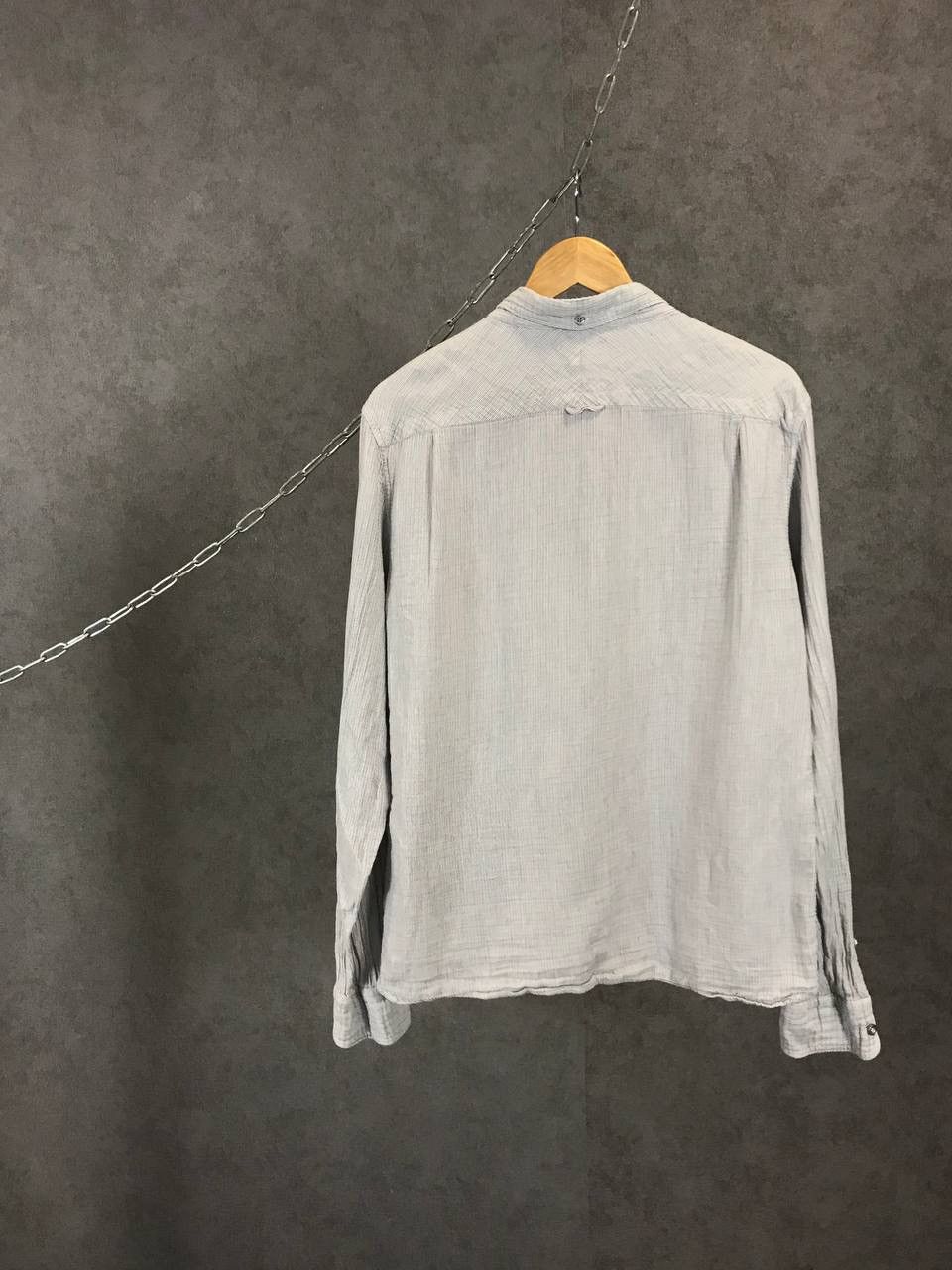 Allsaints × Vintage Allsaints vintage logo striped shirt Size US L / EU 52-54 / 3 - 7 Thumbnail