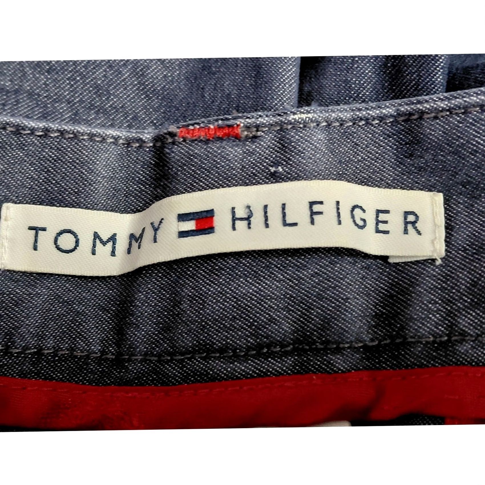 Tommy Hilfiger TOMMY HILFIGER Denim Skirt Blue Women Solid Size 6 Knee Length Mini Casual Summer Spring Skirt Womens Size 28" / US 6 / IT 42 - 4 Thumbnail