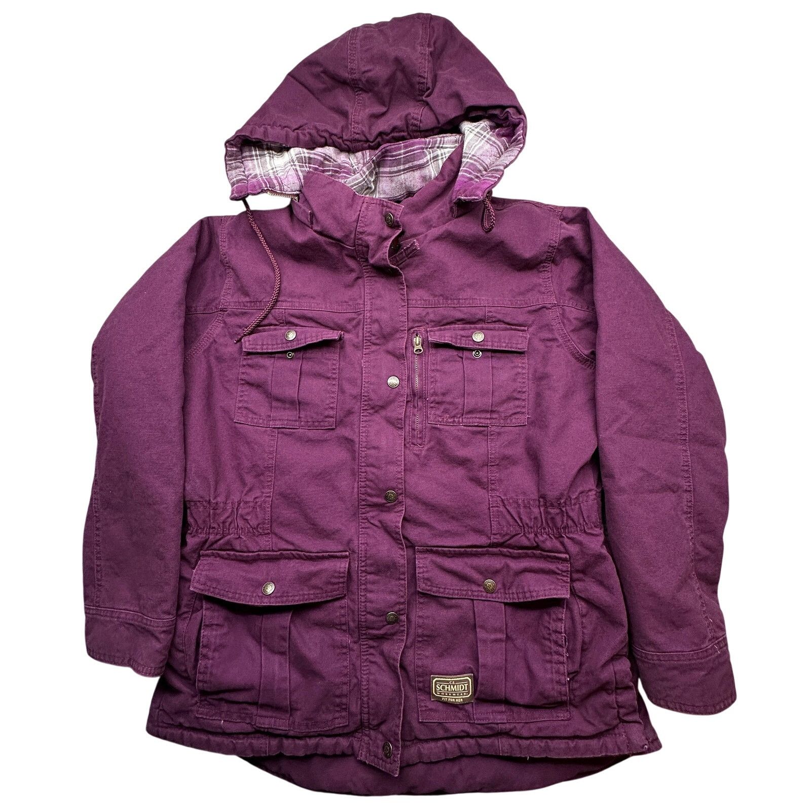SCHMIDT CE Schmidt Workwear Duck Canvas Barn Chore Coat Women Large Size L / US 10 / IT 46 - 1 Thumbnail