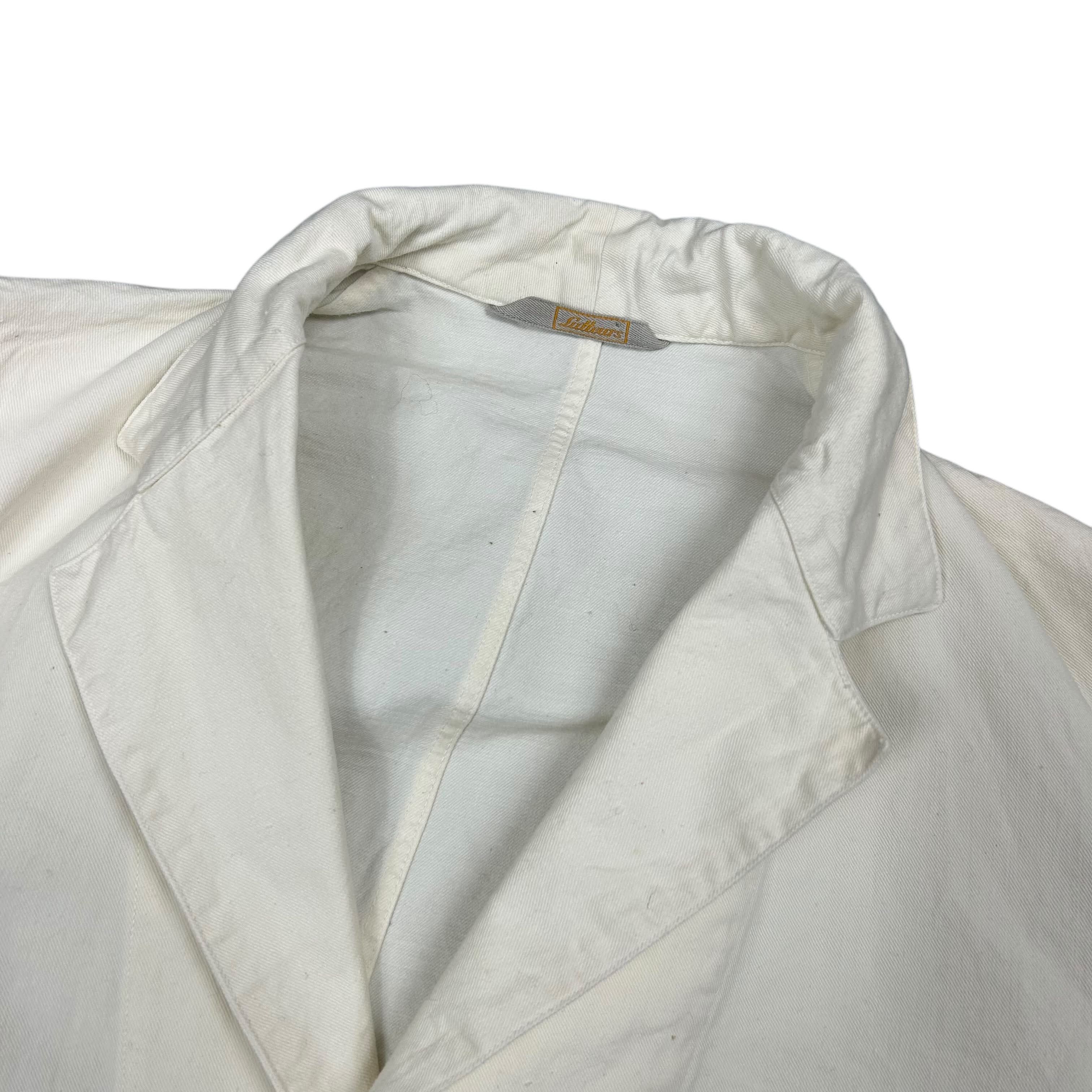 Vintage Lutteurs Off White Lab Warehouse Cotton Coat Workwear M Size US M / EU 48-50 / 2 - 5 Thumbnail