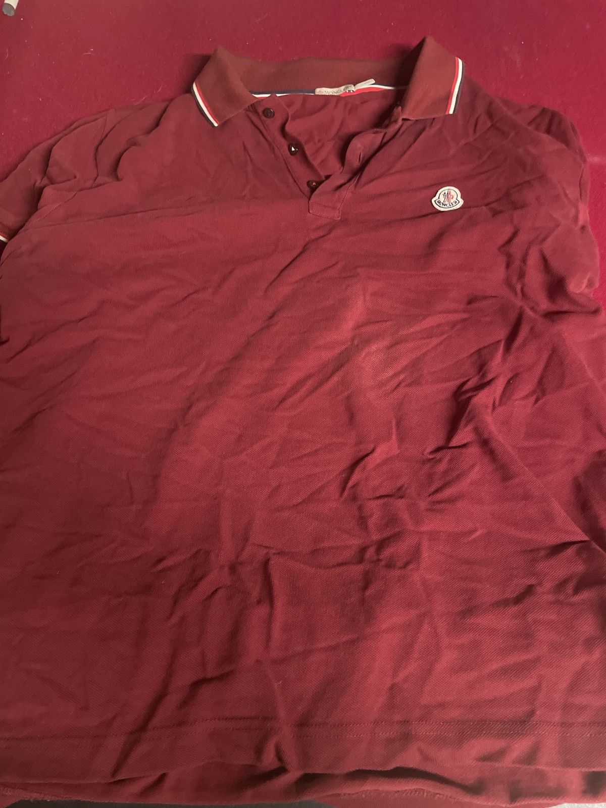 Moncler LOGO PATCH POLO SHIRT Size US L / EU 52-54 / 3 - 2 Thumbnail