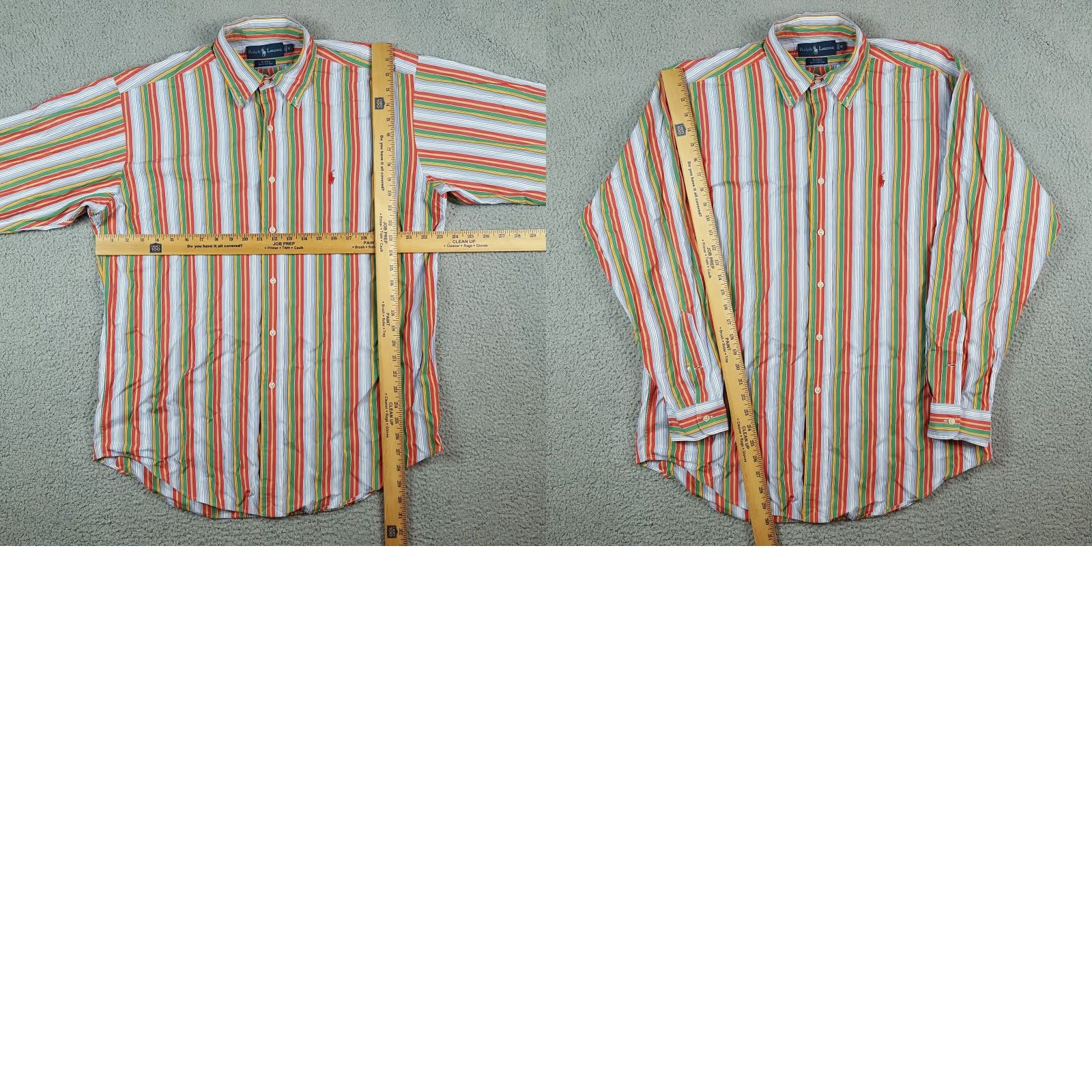 Ralph Lauren Ralph Lauren Preppy Pony Logo Striped Size M Relaxed Button-Down Collared Shirt Size US M / EU 48-50 / 2 - 8 Thumbnail