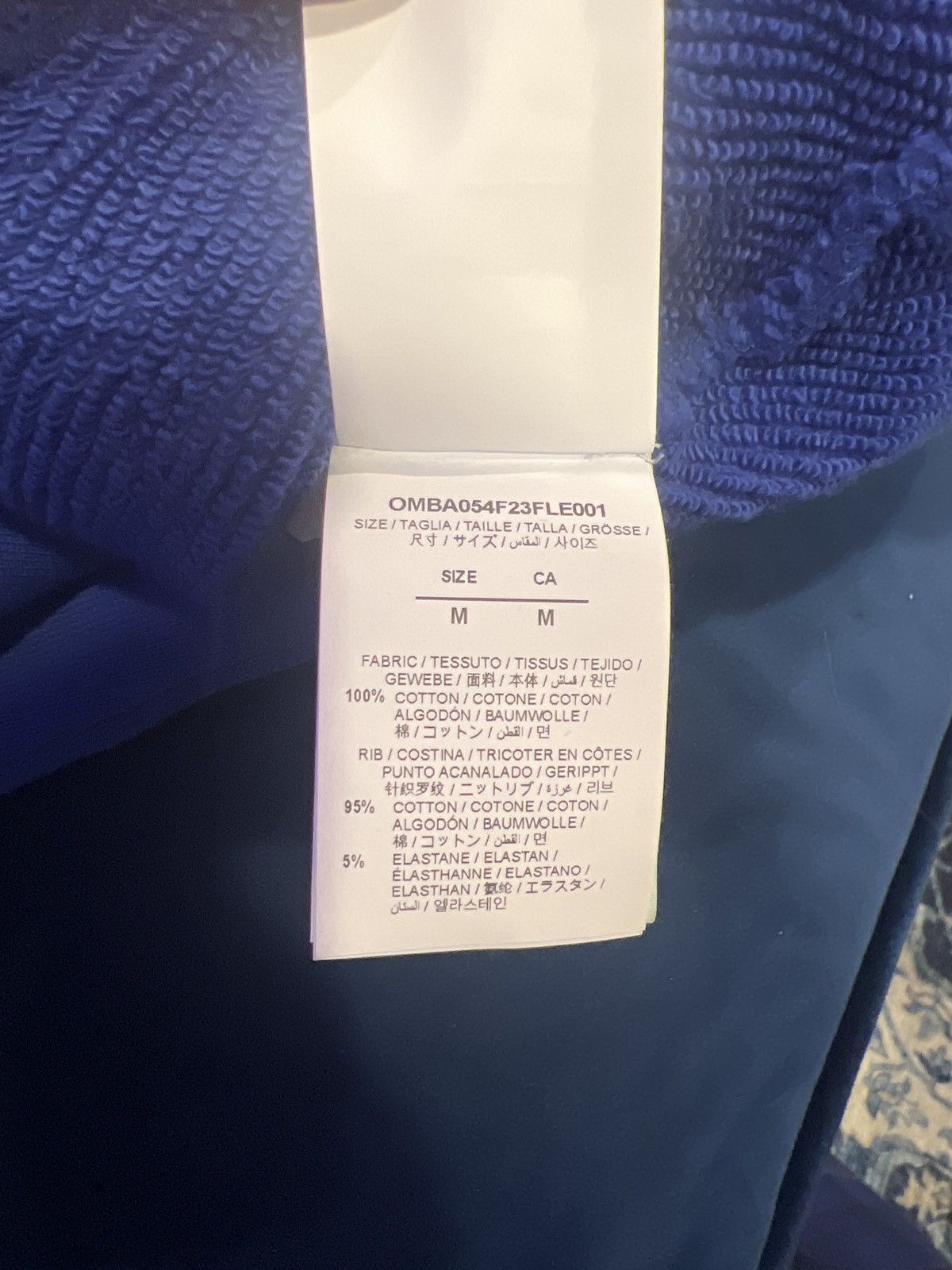 Off-White OFF-WHITE Stamp Skate Crewneck Dark Blue Size US M / EU 48-50 / 2 - 9 Thumbnail