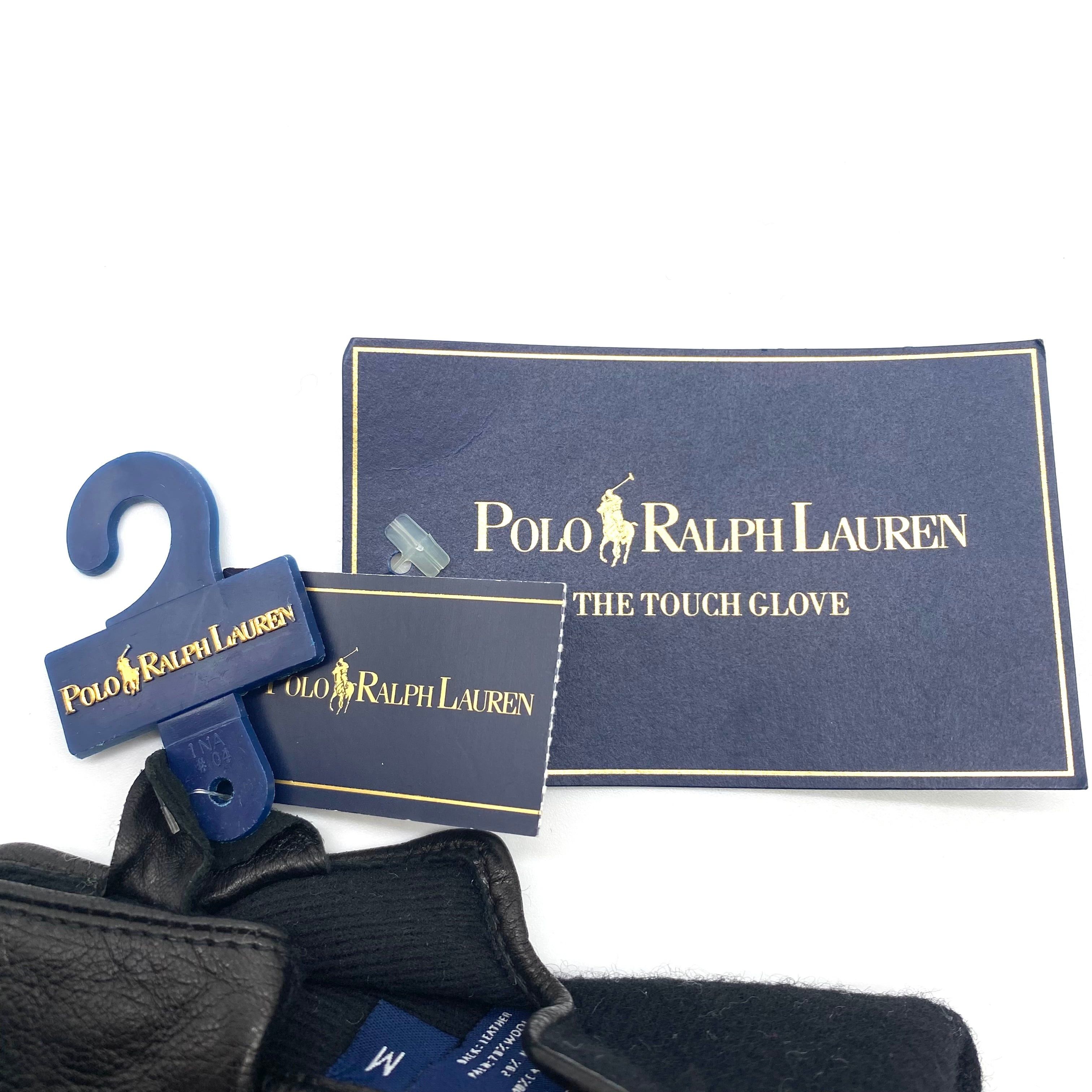 Polo Ralph Lauren Polo Ralph Lauren Leather Glove Black M Size Size ONE SIZE - 5 Thumbnail