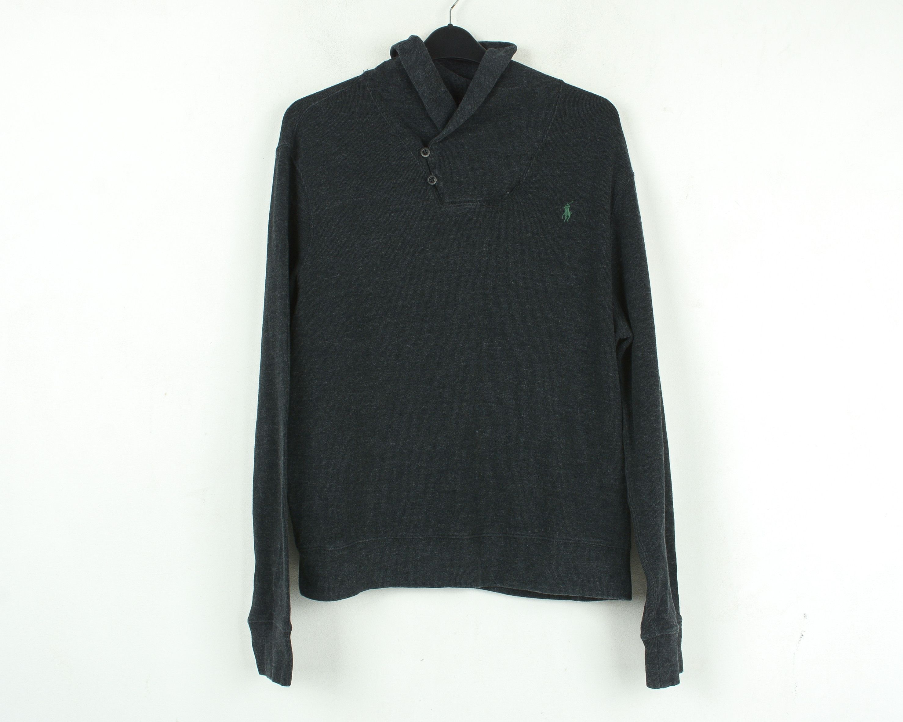 Polo Ralph Lauren Sweater XL High Neck Button Jumper Pullover Cotton Knit Size US XL / EU 56 / 4 - 1 Thumbnail