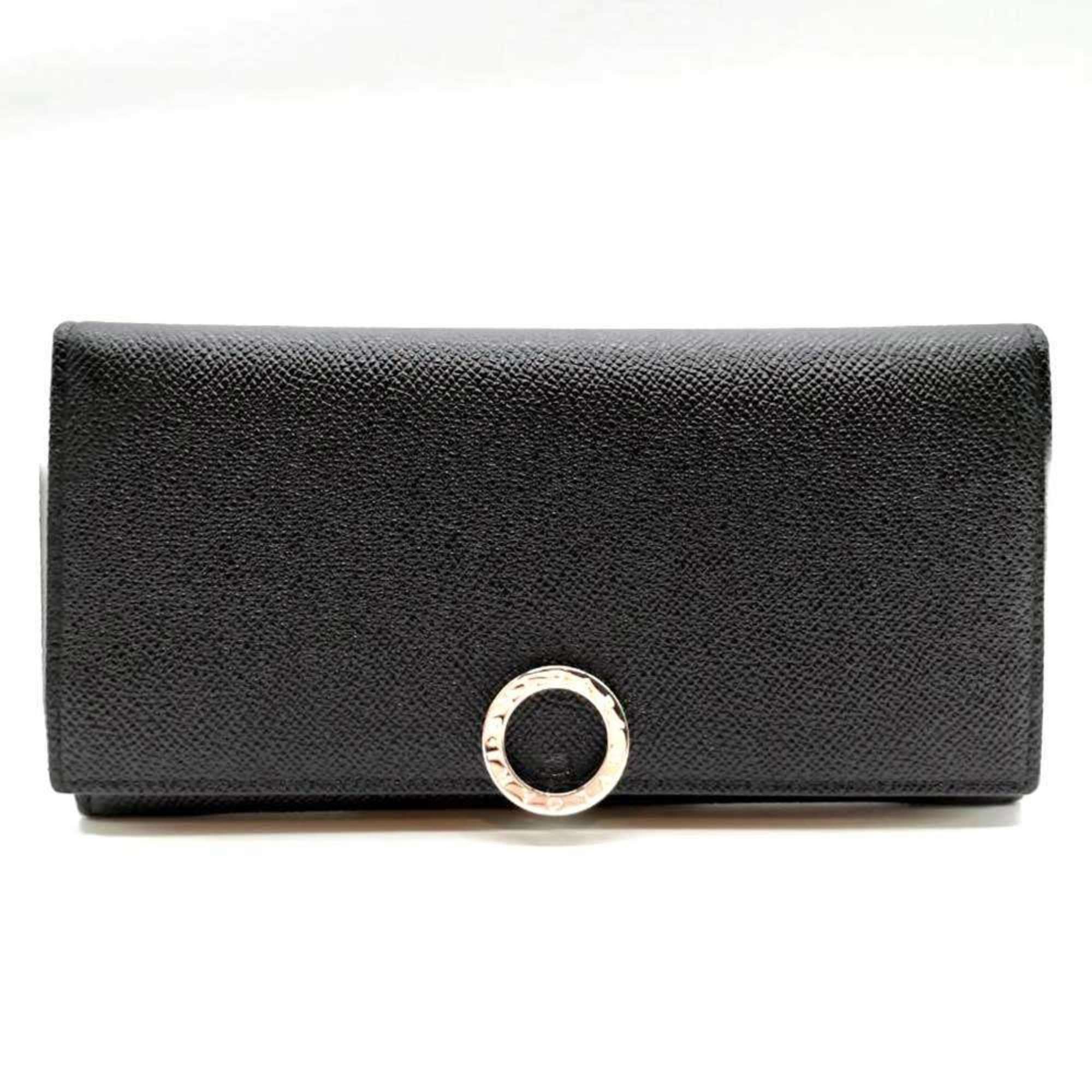 Bvlgari BVLGARI Clip Long Wallet, Bifold, Black Leather, 30412 Size ONE SIZE - 1 Thumbnail