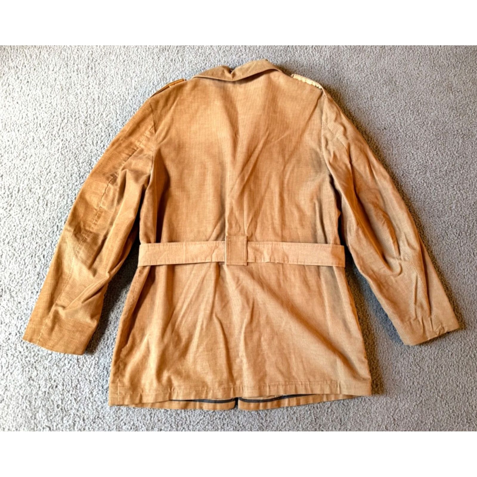 Vintage VINTAGE Montgomery Ward Belted Corduroy Jacket Men Medium Tan Size US M / EU 48-50 / 2 - 3 Thumbnail
