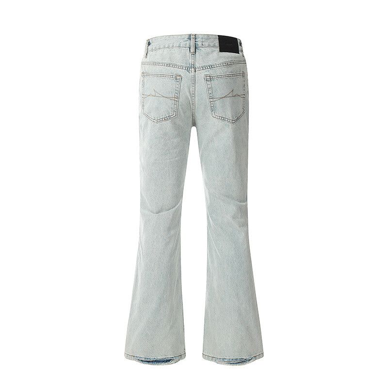 Jean American retro washed distressed flared jeans Size US 32 / EU 48 - 2 Thumbnail