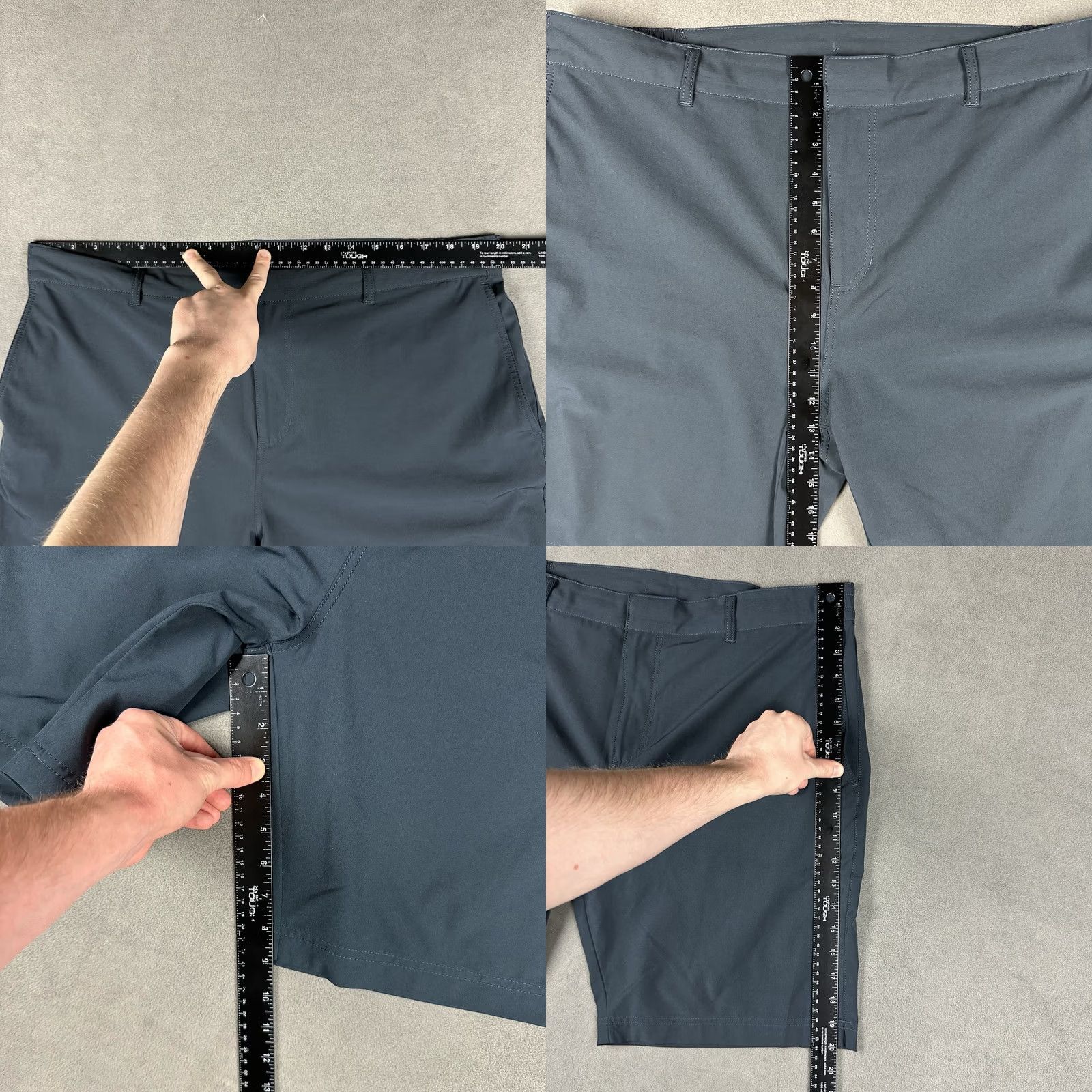 Vintage Fair Harbor Shorts Mens 38 Blue Swim Hybrid Drawstring Stretch EUC Size US 38 / EU 54 - 8 Thumbnail