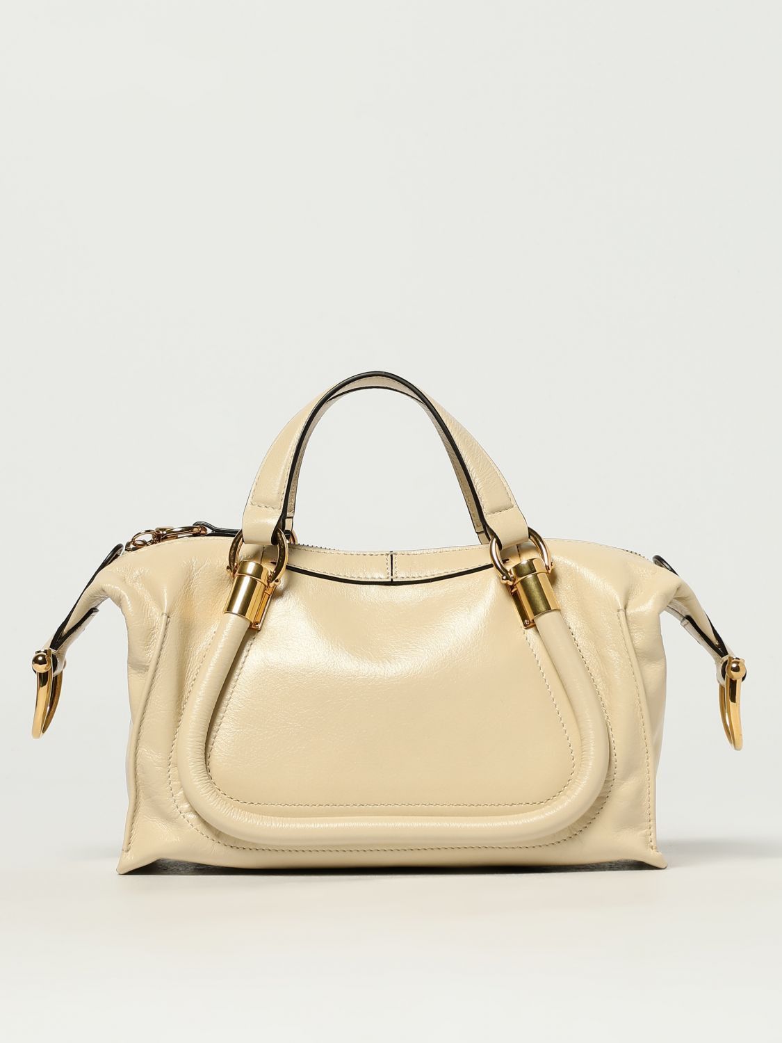 Chloe o1loc1c11025 Size: OS / Small Paraty Double Carry Bag Beige Size ONE SIZE - 1 Thumbnail