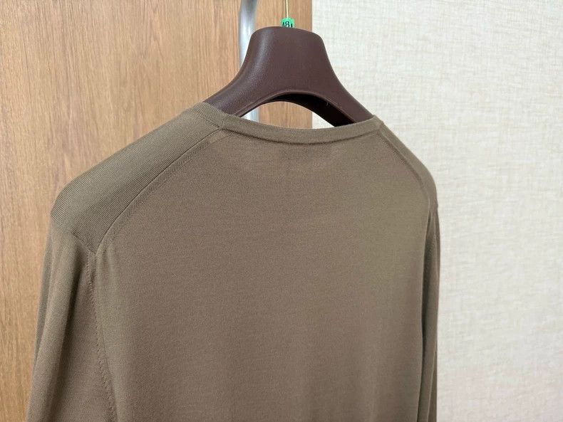 Loro Piana LORO PIANA King GOK's Gift Knitwear 12mm Wool Ceiling Fabr Size US L / EU 52-54 / 3 - 6 Thumbnail