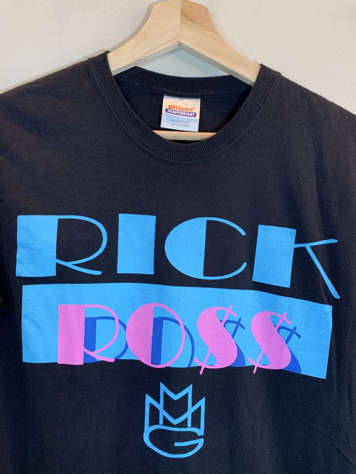Band Tees × Rap Tees × Vintage RARE Vintage Rick Ross MMG Maybach Music Group Rap Tee Shirt Size US S / EU 44-46 / 1 - 2 Thumbnail