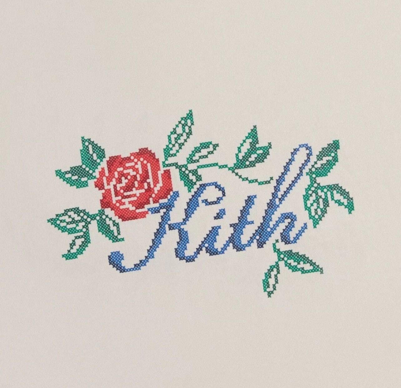 Kith Kith Script Needlepoint Tee - Sandrift Size 2XL T-Shirt Size US XXL / EU 58 / 5 - 3 Thumbnail