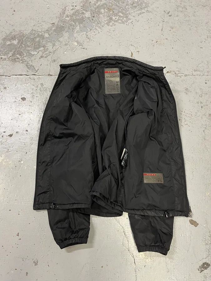 Prada AW2010 Prada Black Pure Black Bomber Jacket Size US L / EU 52-54 / 3 - 12 Thumbnail
