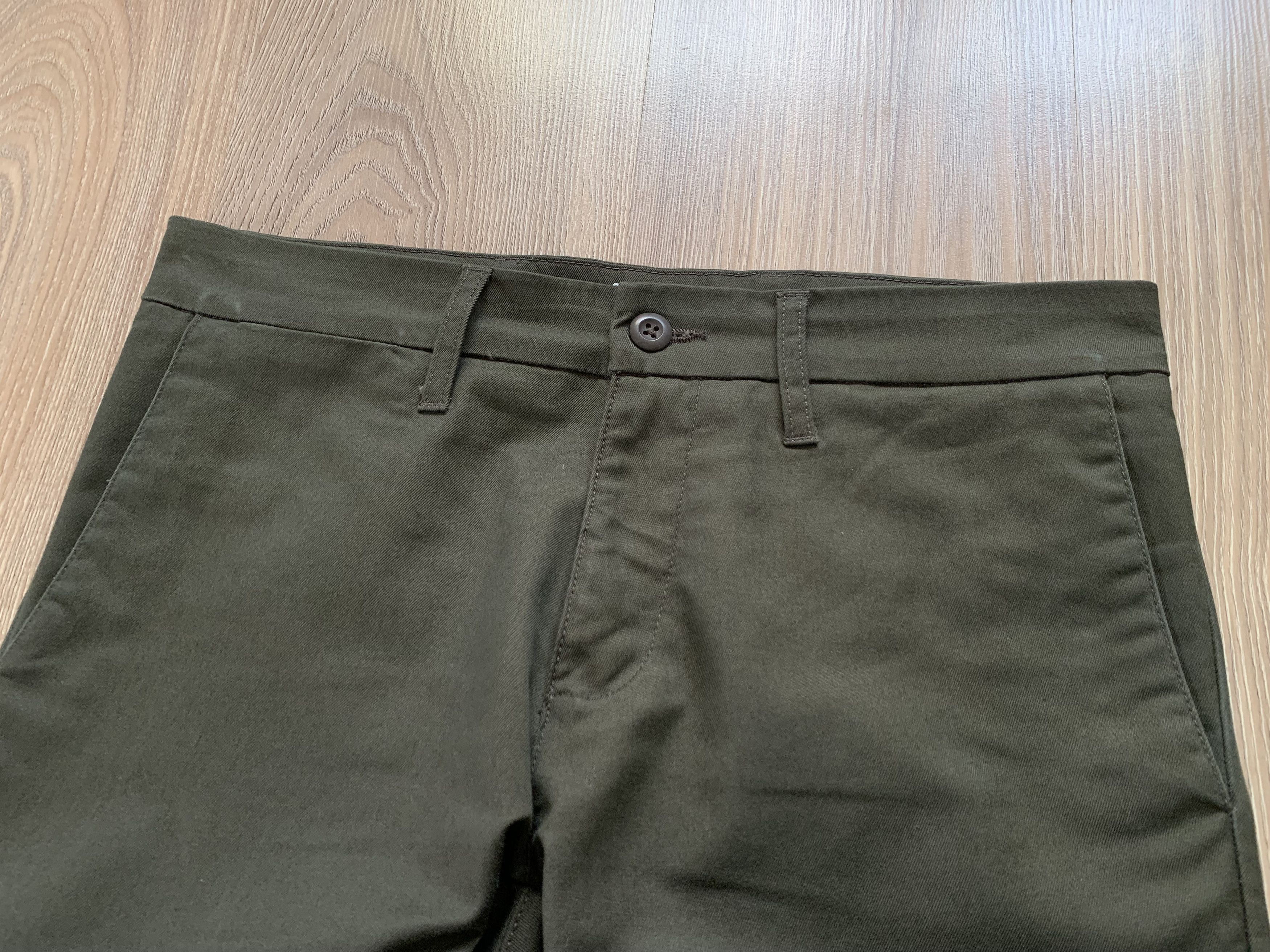 Carhartt Carhartt WIP Sid Pant Khaki Chino Cotton Trousers Size US 31 - 4 Thumbnail