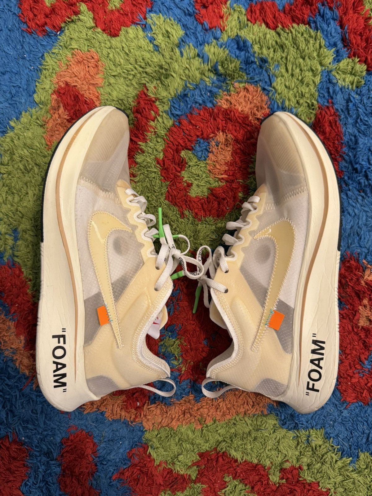 Nike × Off-White Nike X Off White “The Ten” Original Zoom Fly Size US 10.5 / EU 43-44 - 7 Thumbnail