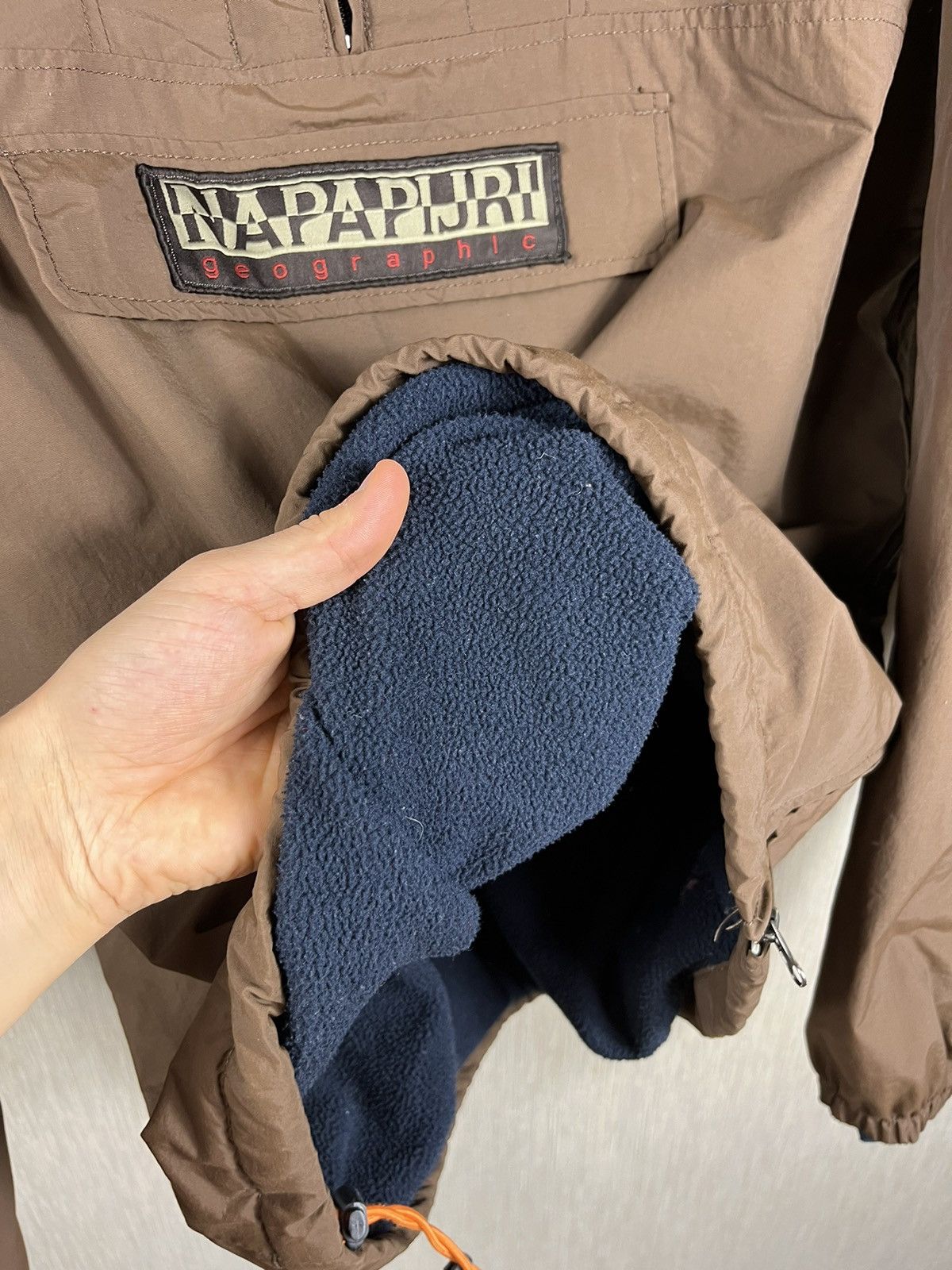 Napapijri × Vintage Vintage Napapijri skidoo anorak fleece halfzip hoodie jacket Size US M / EU 48-50 / 2 - 15 Thumbnail