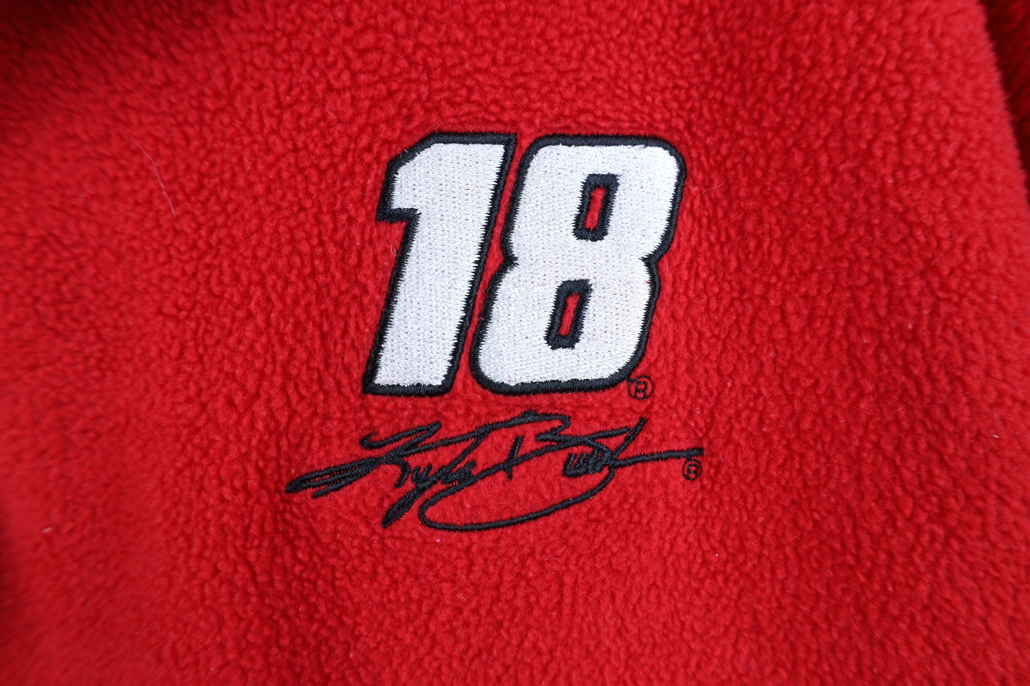 Vintage Vintage NASCAR M&Ms Racing Kyle Busch Half Zip Sweater Size US L / EU 52-54 / 3 - 4 Thumbnail
