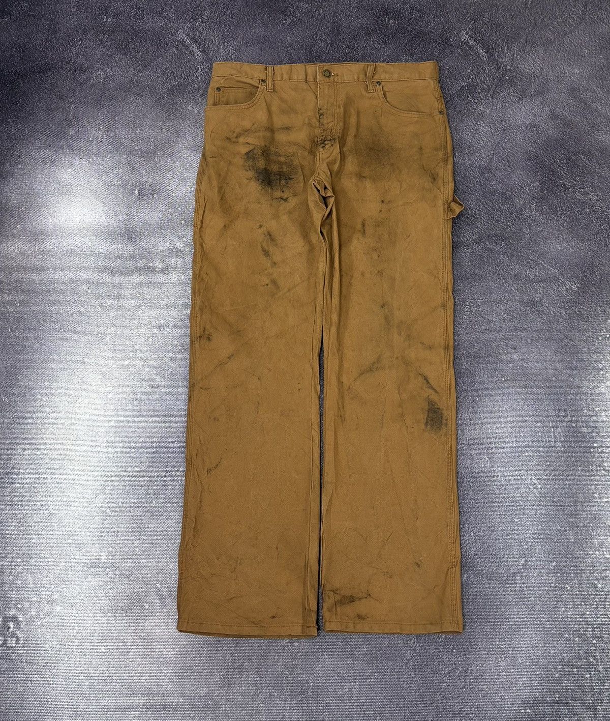 Dickies Vintage Dickies USA Workwear Distressed Hype Carpenter Pants Size US 34 / EU 50 - 2 Thumbnail