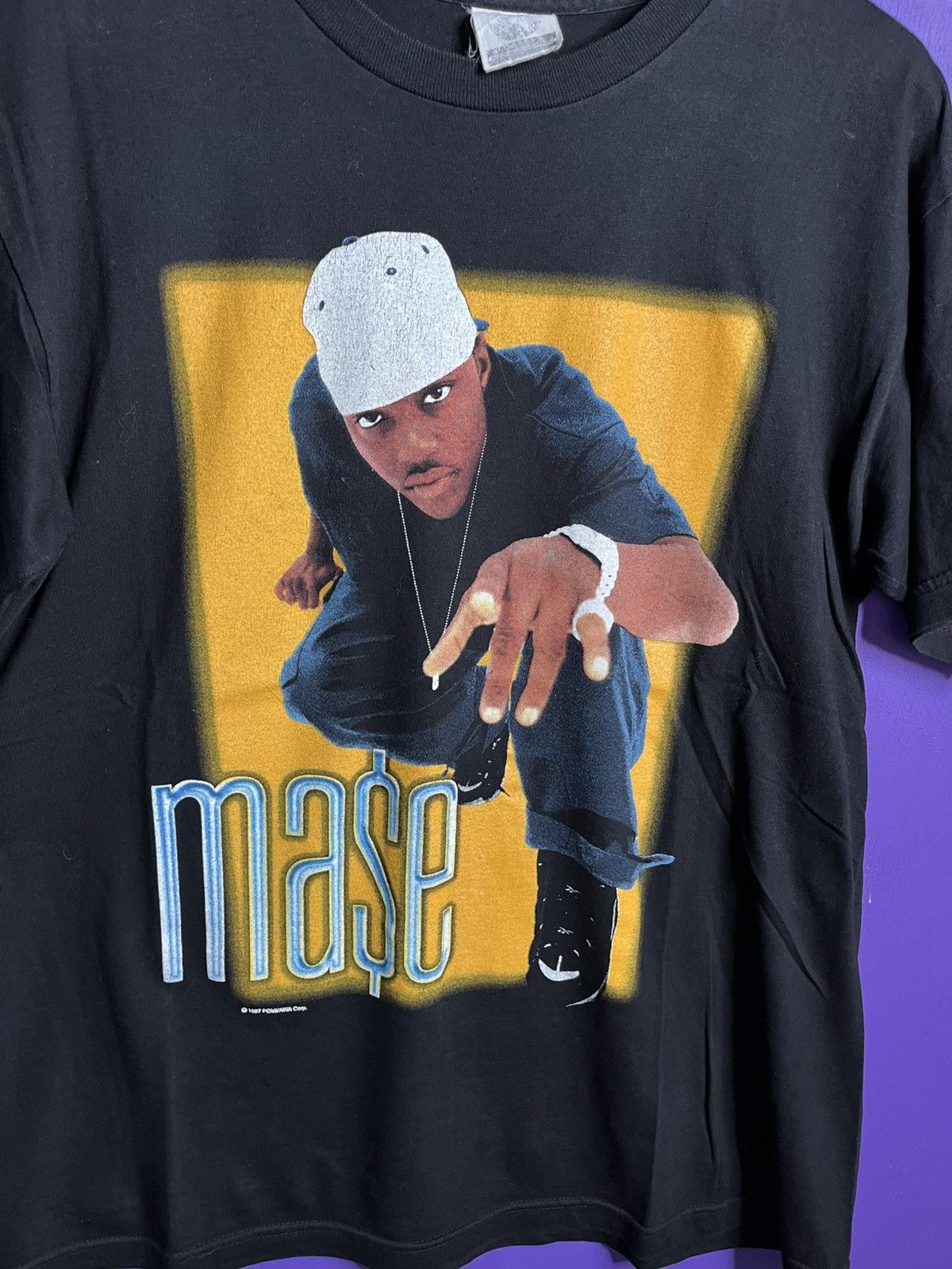 Band Tees Vintage 1997 Ma$e Harlem world album promo t-shirt Size US XL / EU 56 / 4 - 3 Thumbnail
