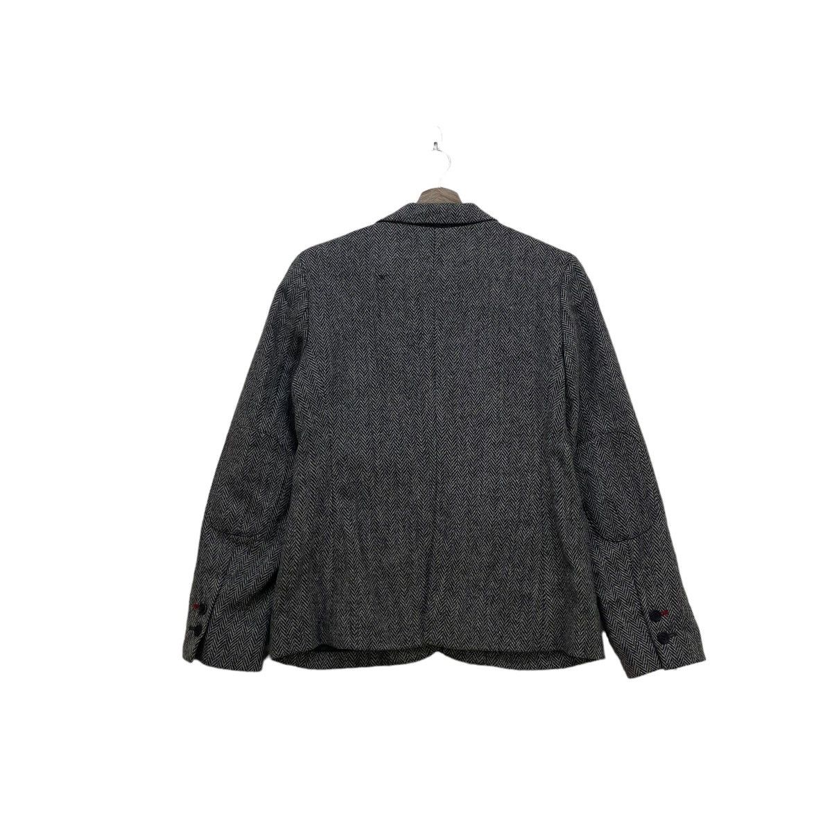 Japanese Brand Italian Designer Ines De La Fressange Herringbone Jacket Size M / US 6-8 / IT 42-44 - 3 Thumbnail