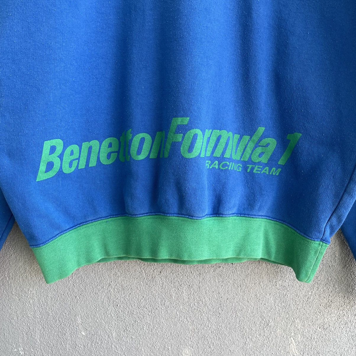 Benetton × Vintage Vintage Benetton Formula 1 Racing Team Sweatshirt Size US M / EU 48-50 / 2 - 4 Thumbnail