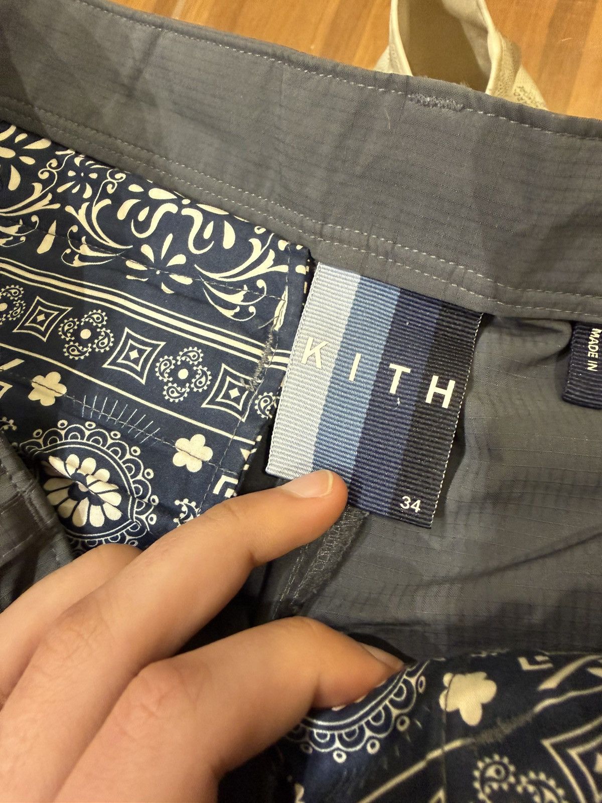 Kith Kith Cargo Utility Pants - Slate Grey Size US 34 / EU 50 - 4 Thumbnail