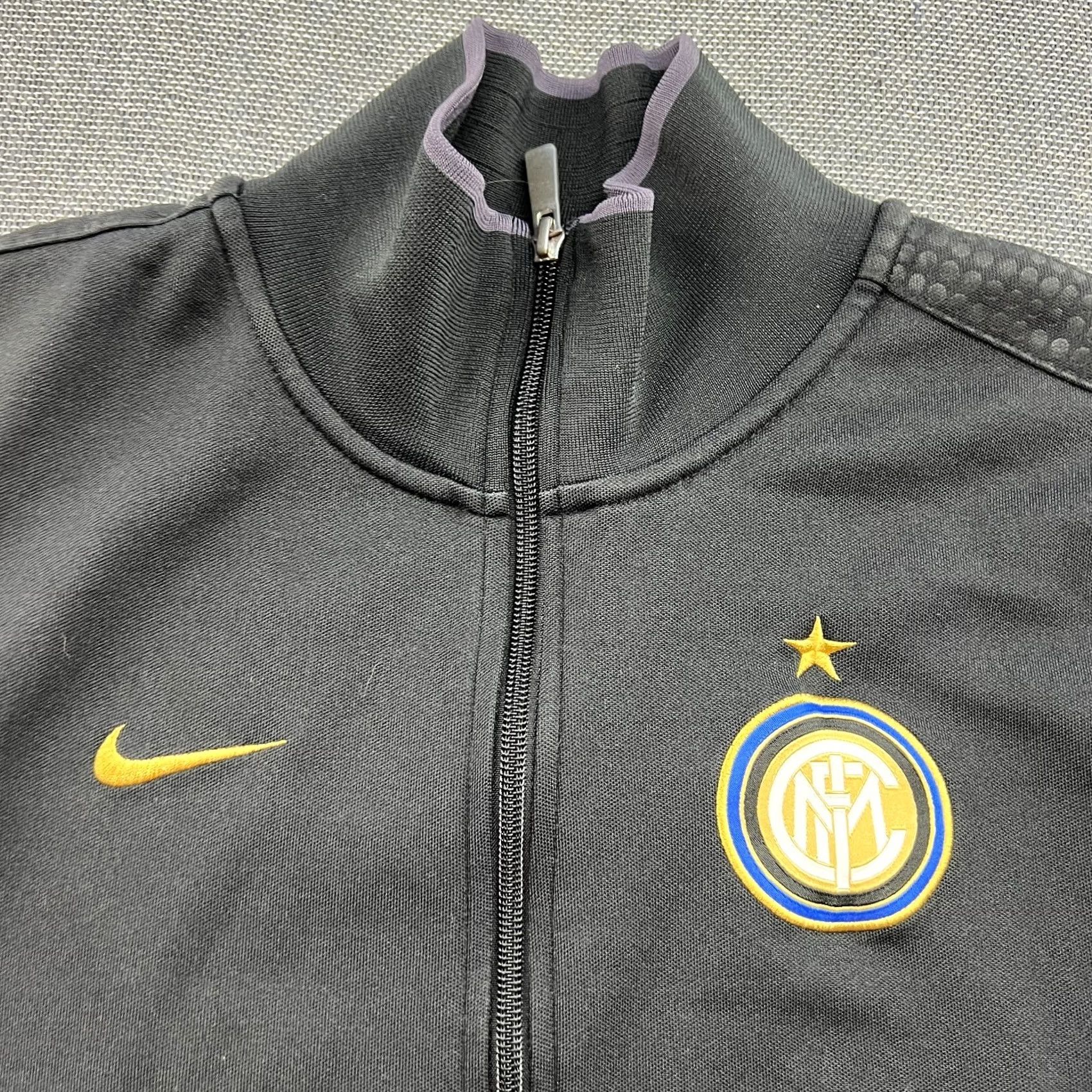 Nike Nike Inter Milan Track Jacket Small Full Zip Drill Training Men S Black Java Size US S / EU 44-46 / 1 - 2 Thumbnail
