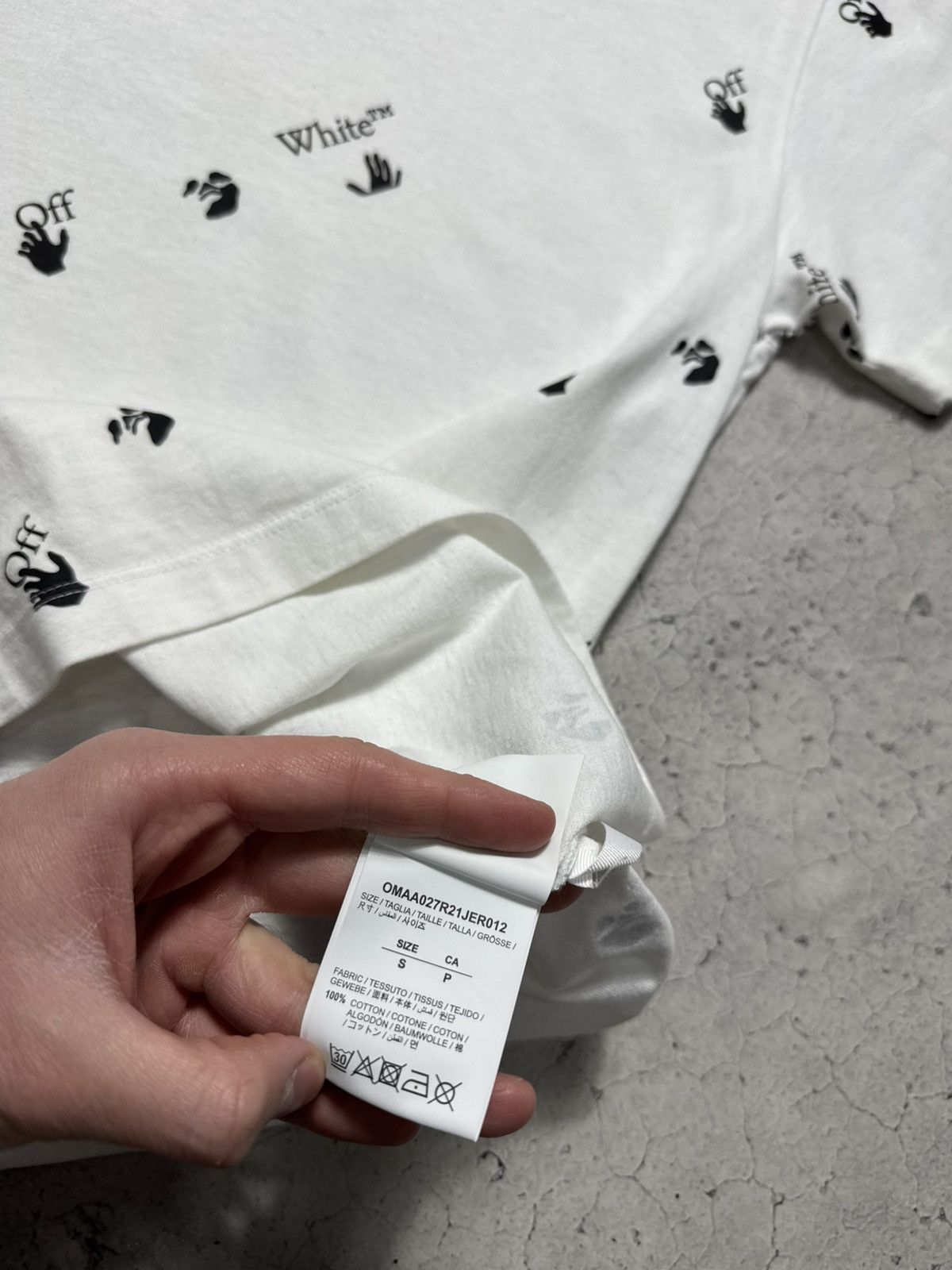 Off-White Off-White Monogram Luxury T-Shirt White Size S Size US S / EU 44-46 / 1 - 14 Thumbnail