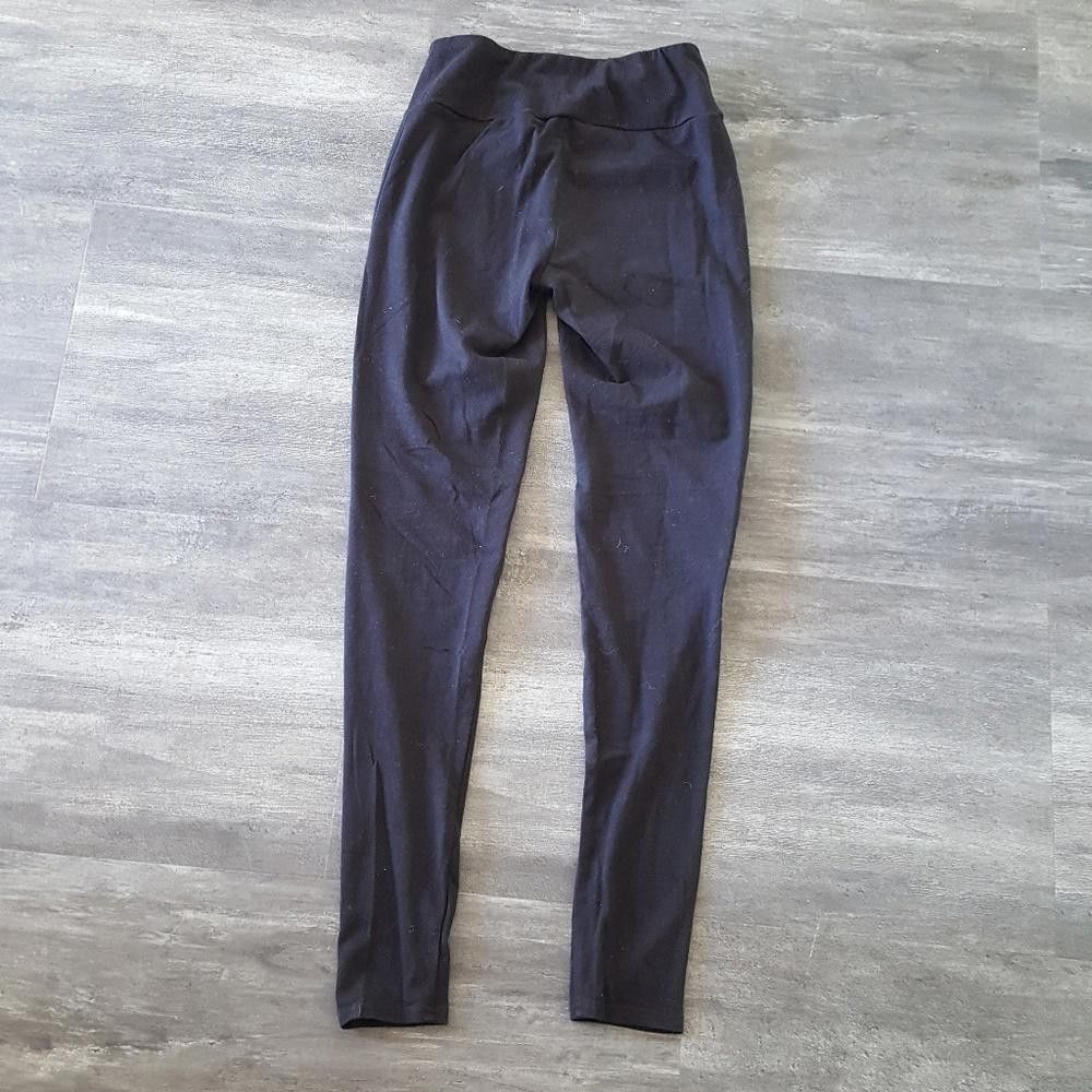 Designer Black Moto Thin Legging Size 26" / US 2 / IT 38 - 2 Thumbnail