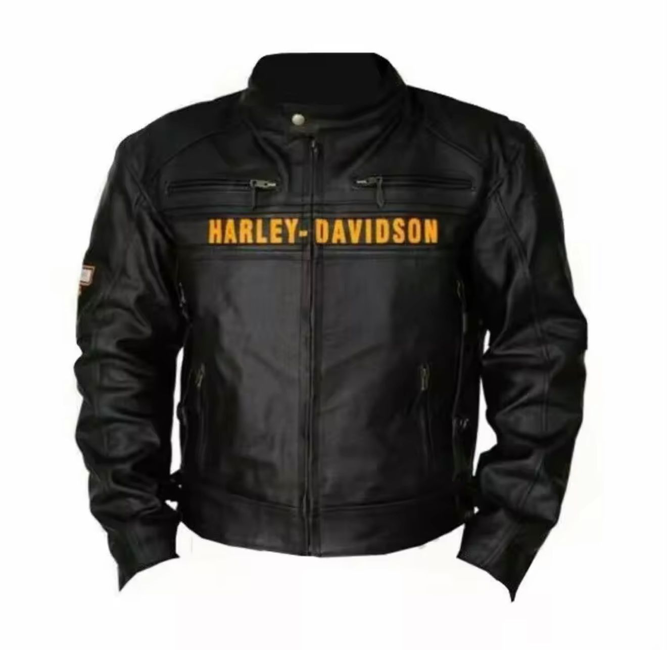 Harley Davidson Harley Davidson Men's Leather Jacket Size US XXS / EU 40 - 1 Thumbnail